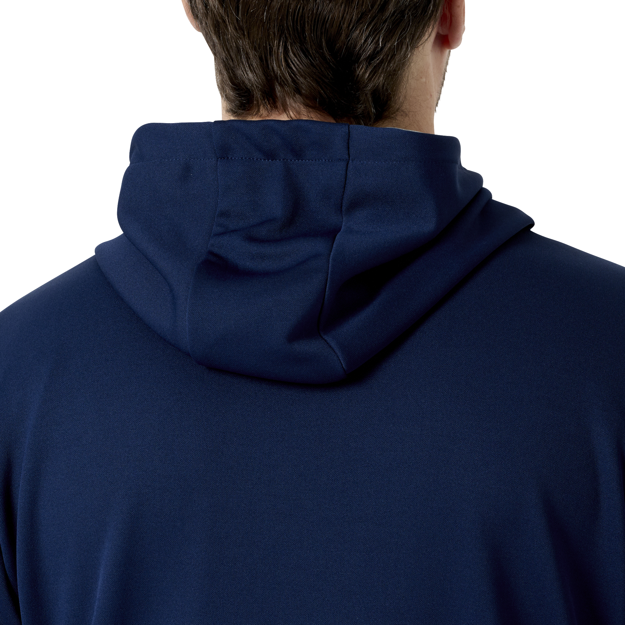 Essential Mens LtWt L/S ストレッチフーディープルオーバー