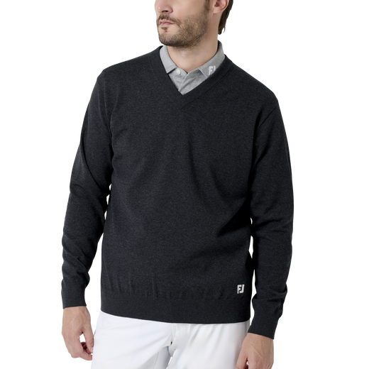 Essential ベーシックコンフォート Vネック L/S ニットセーター