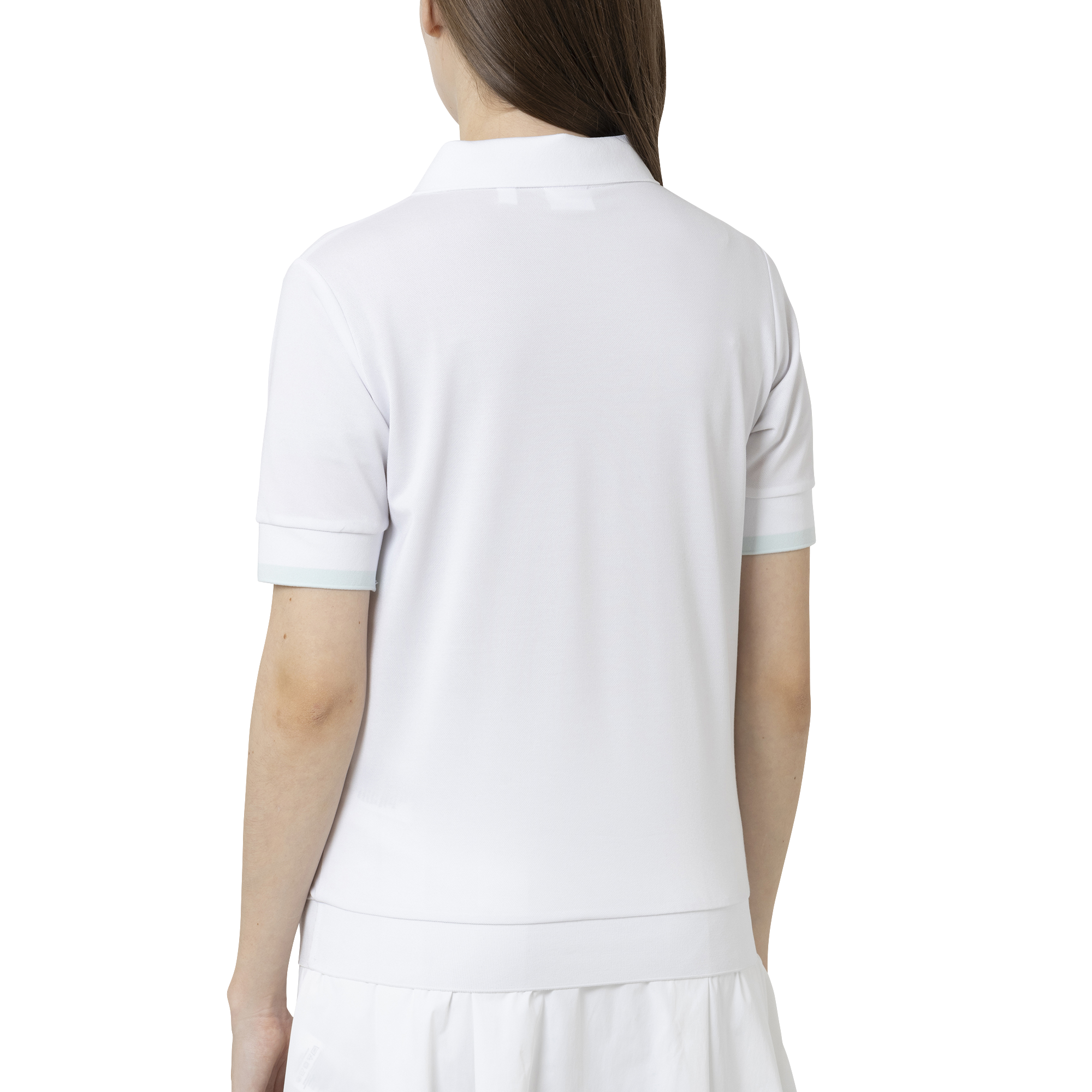 カラーブロック オープンプラケットストレッチ鹿の子半袖シャツ