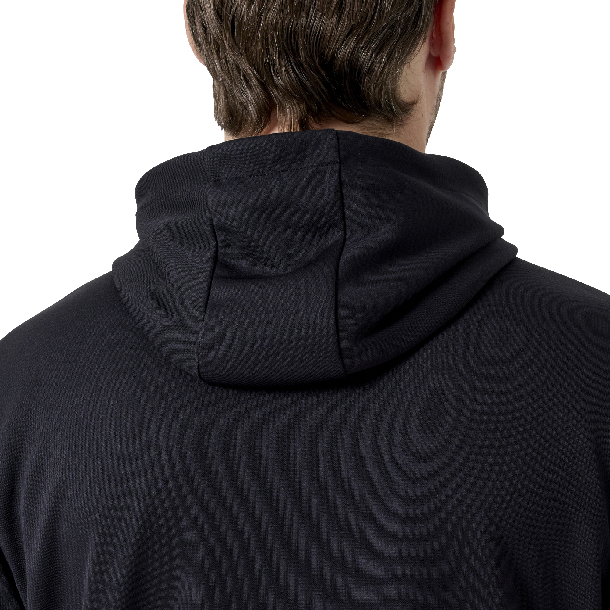 Essential Mens LtWt L/S ストレッチフーディープルオーバー