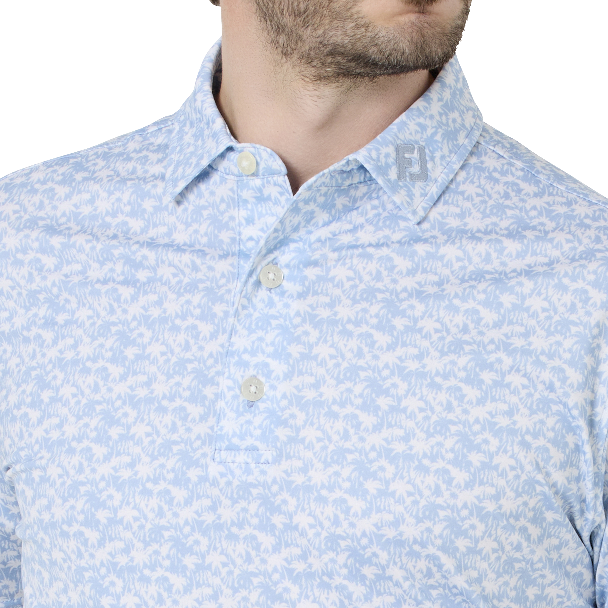 ヒデゥンパルム　ストレッチライル半袖シャツ