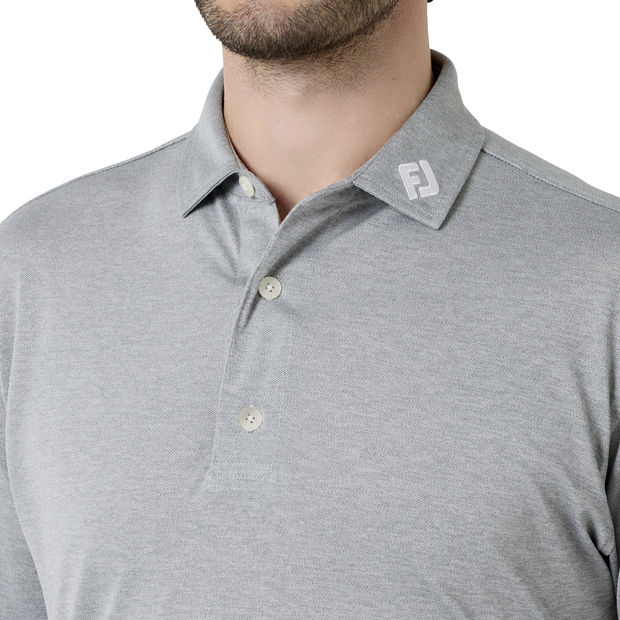 Essential Mens Solid ストレッチ鹿の子半袖シャツ