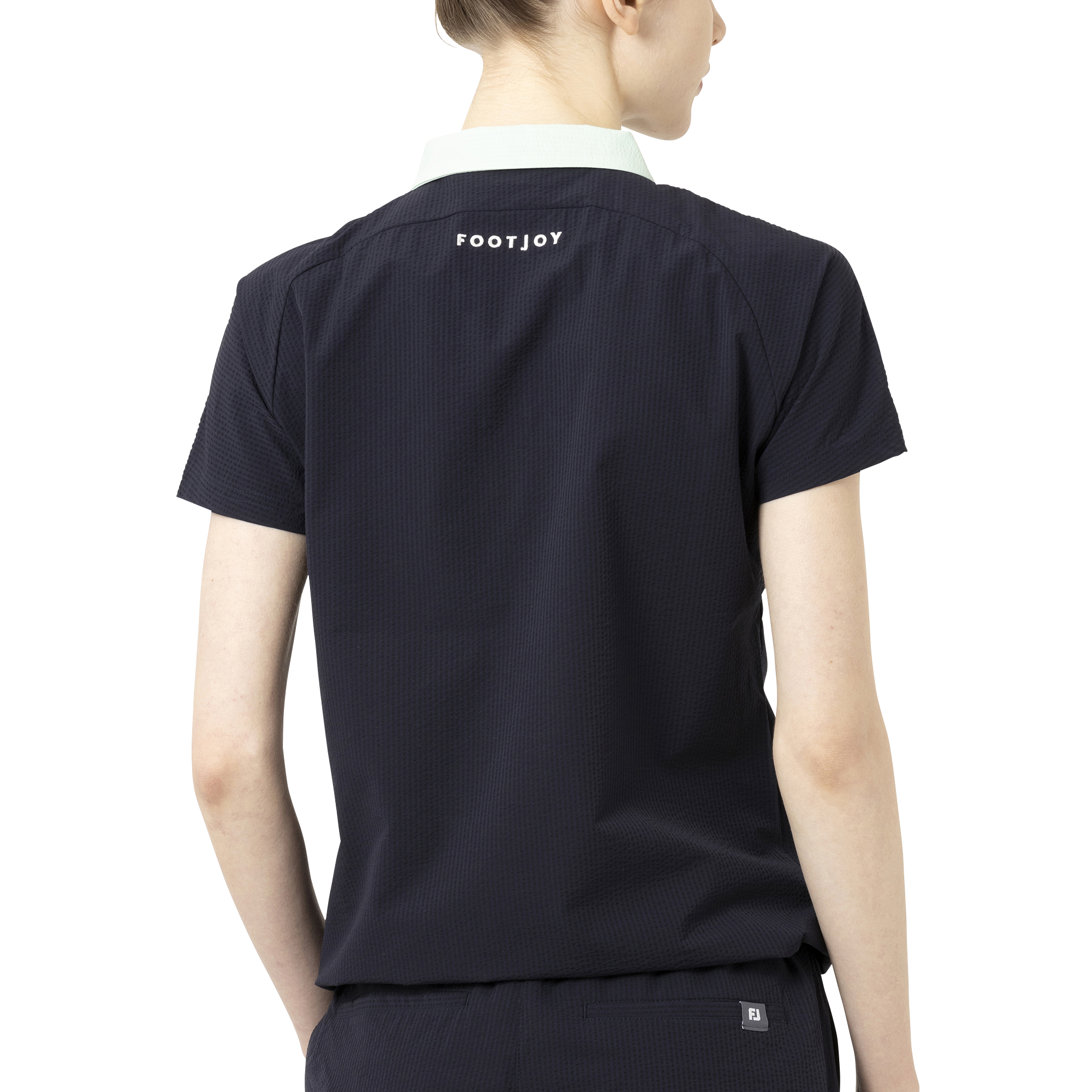 シアサッカー半袖シャツ