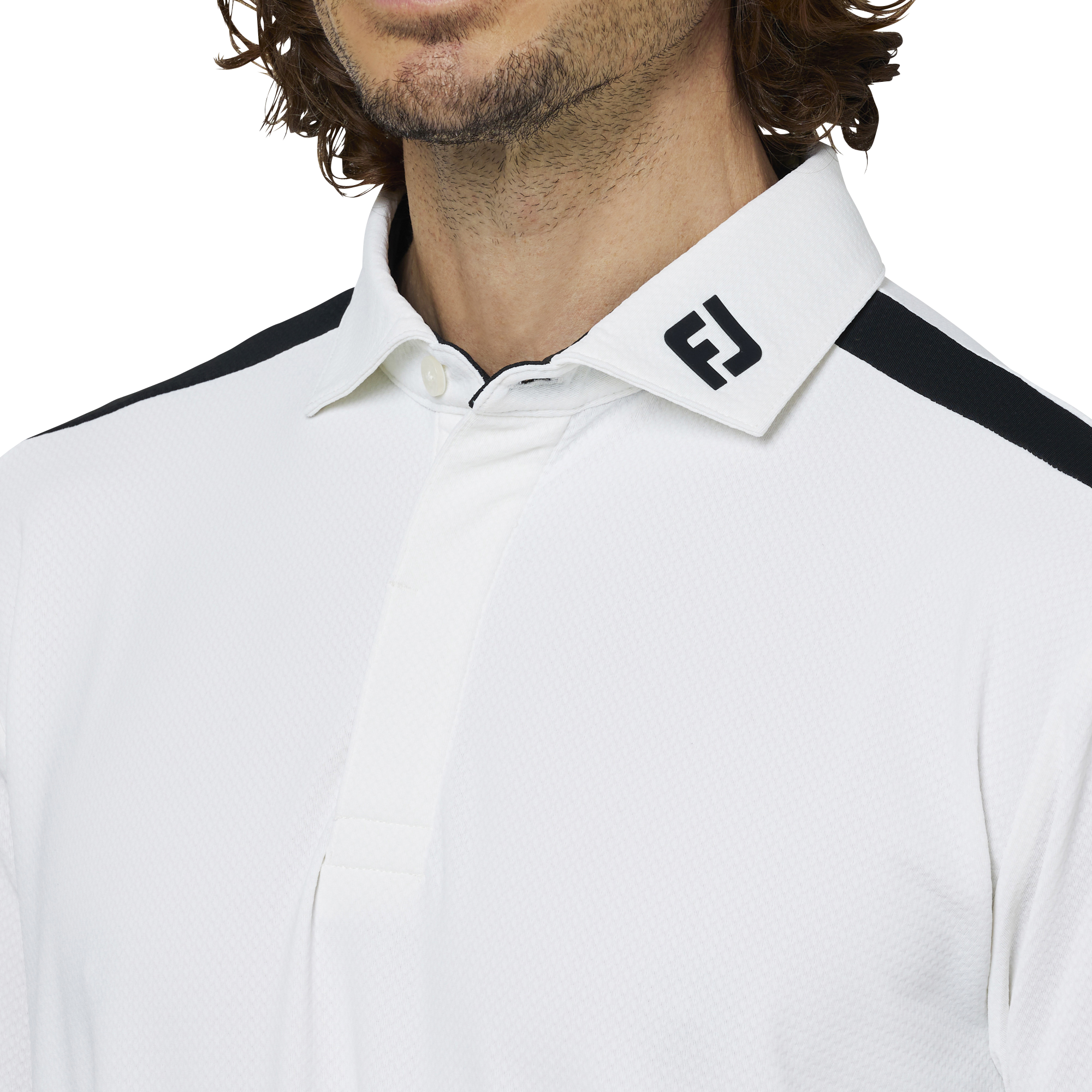 ショルダーライン長袖シャツ