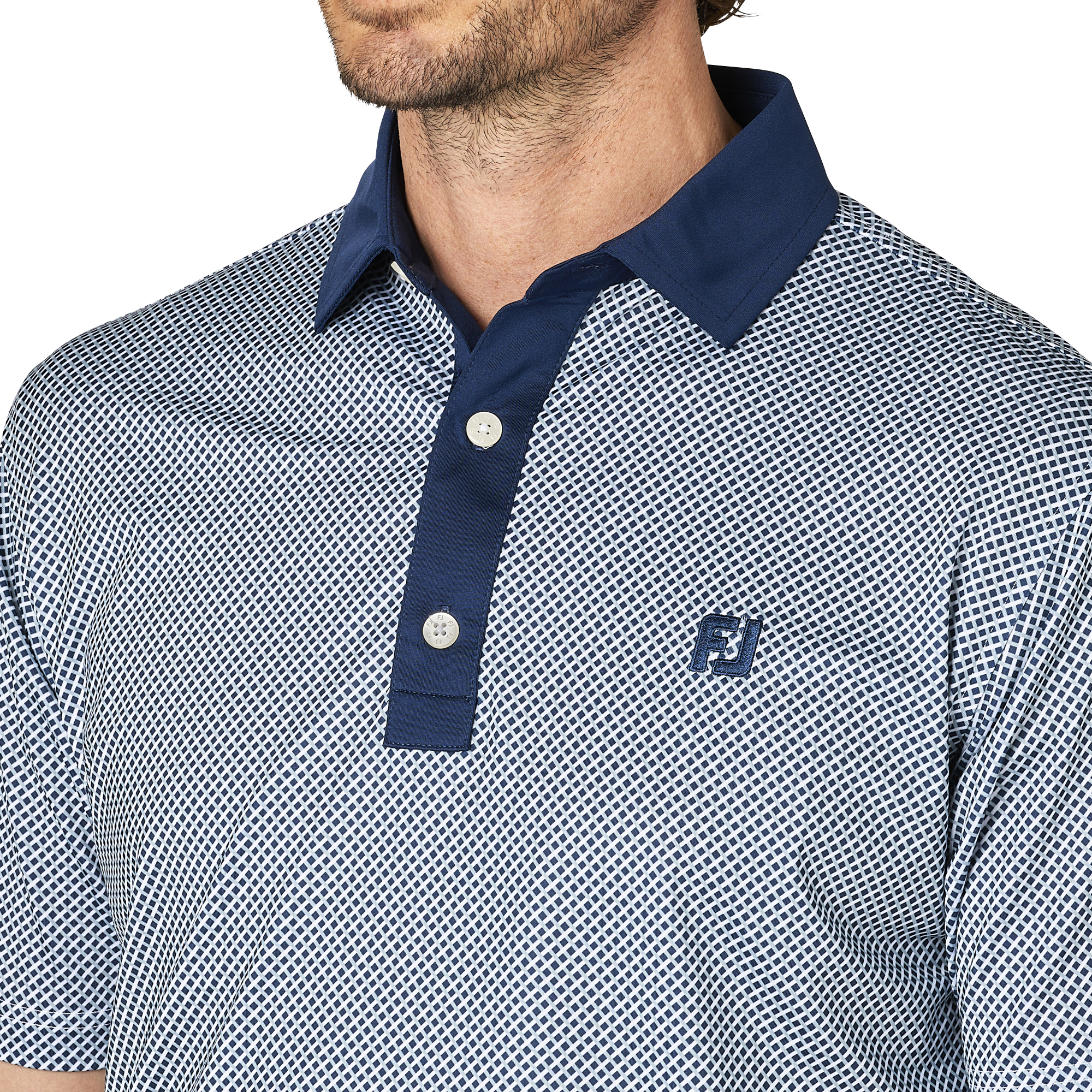 ダイアゴナル半袖クレリックシャツ