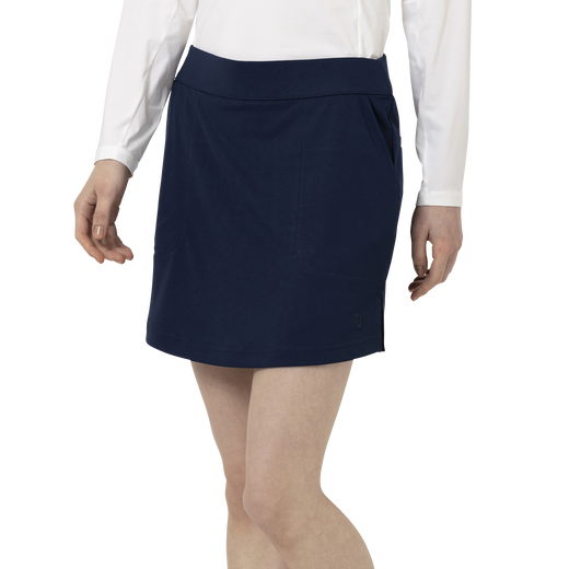 ウエストゴムソリッドスカート