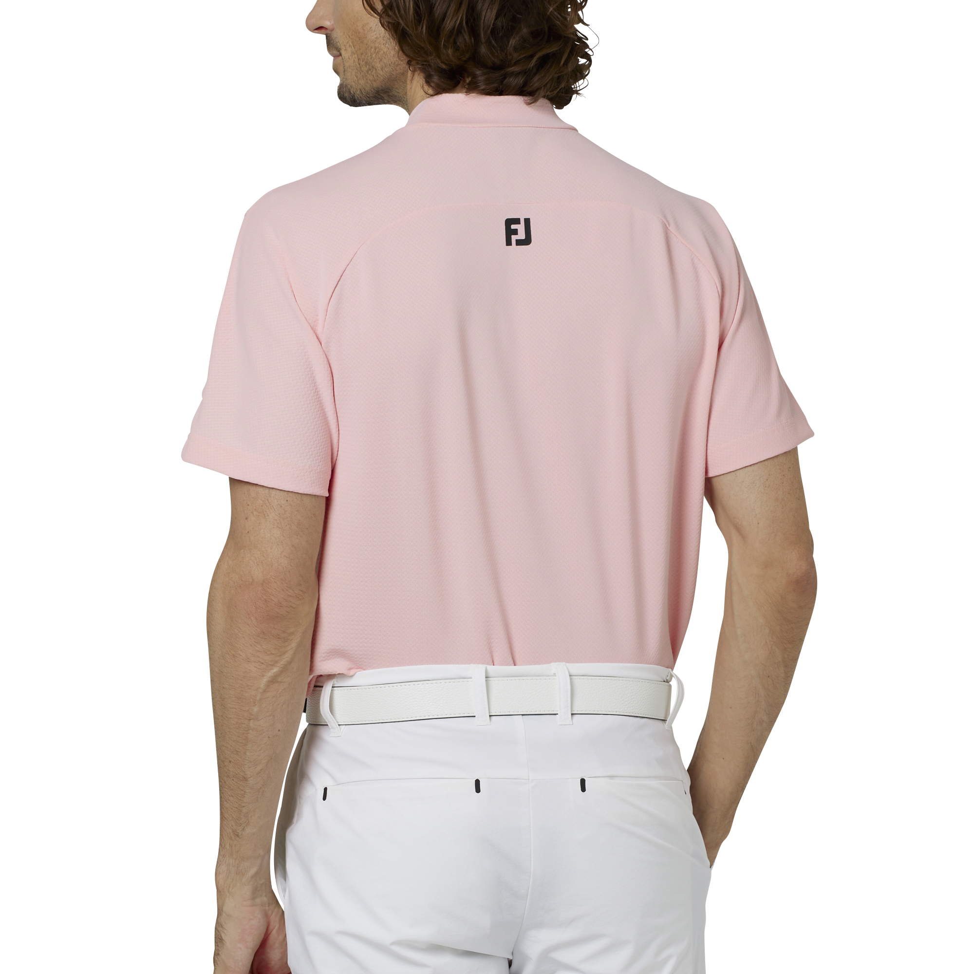 半袖モックネックシャツ