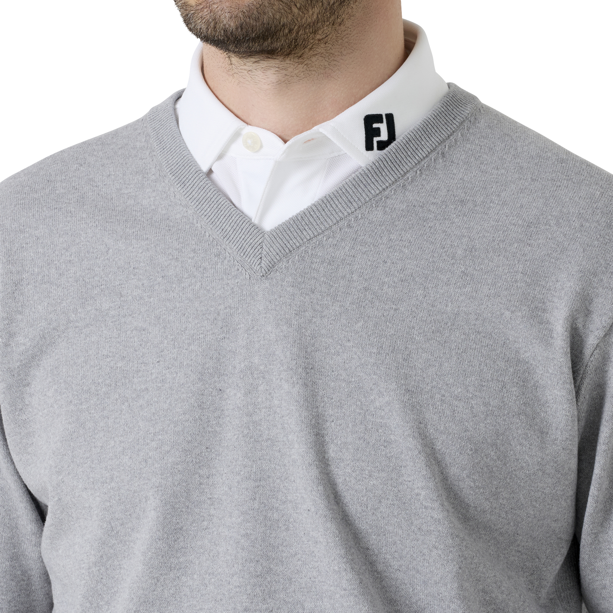 Essential ベーシックコンフォート Vネック L/S ニットセーター