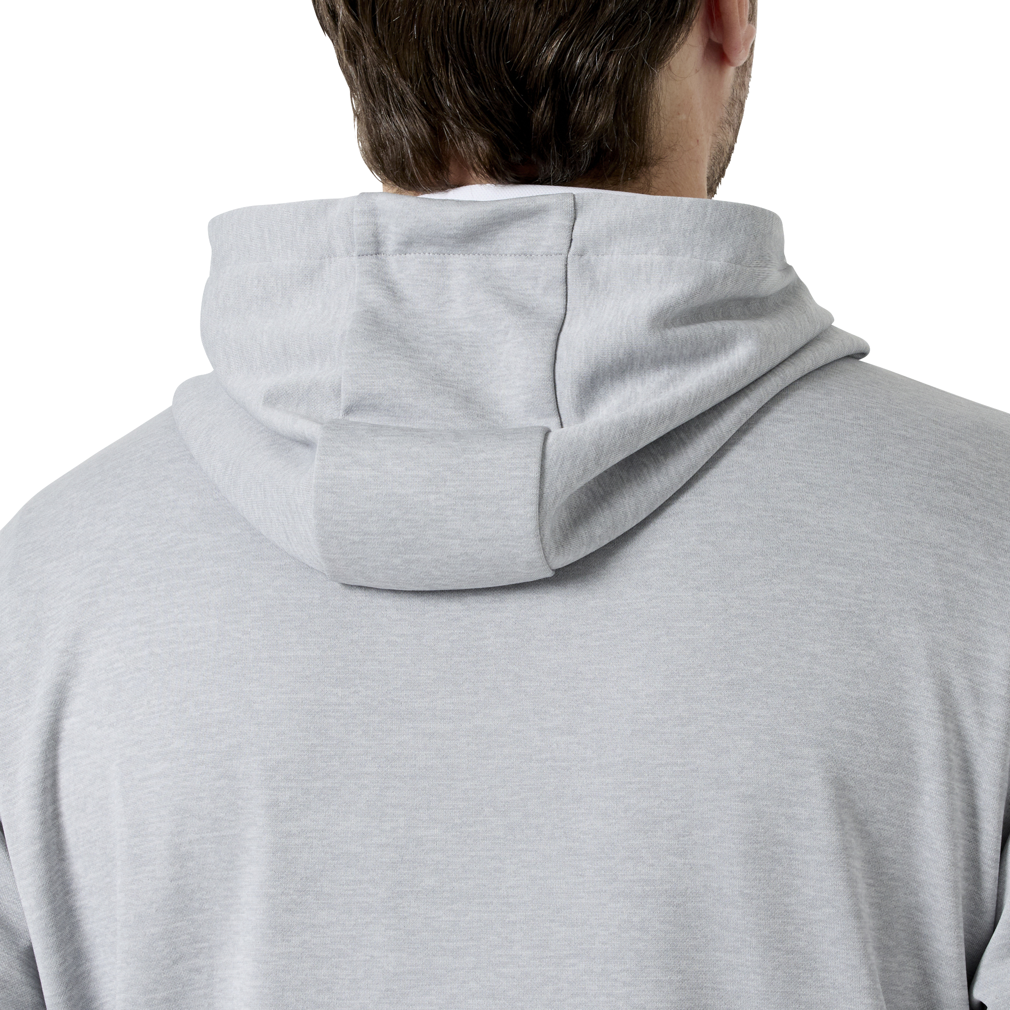 Essential Mens LtWt L/S ストレッチフーディープルオーバー