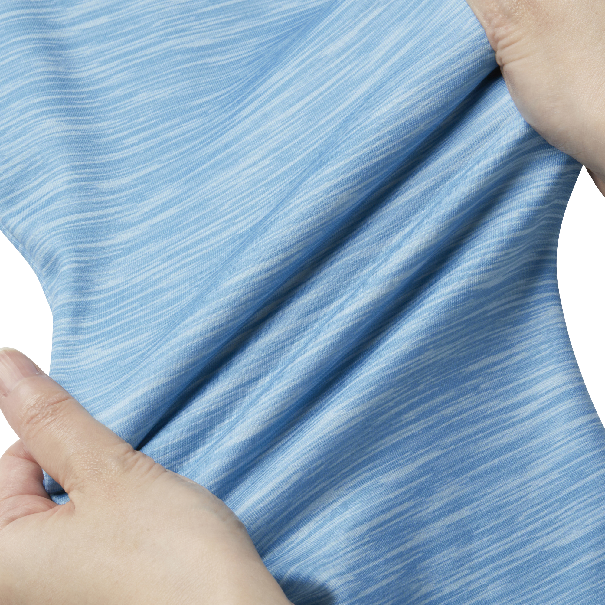 スペースダイロールネック裏起毛長袖シャツ