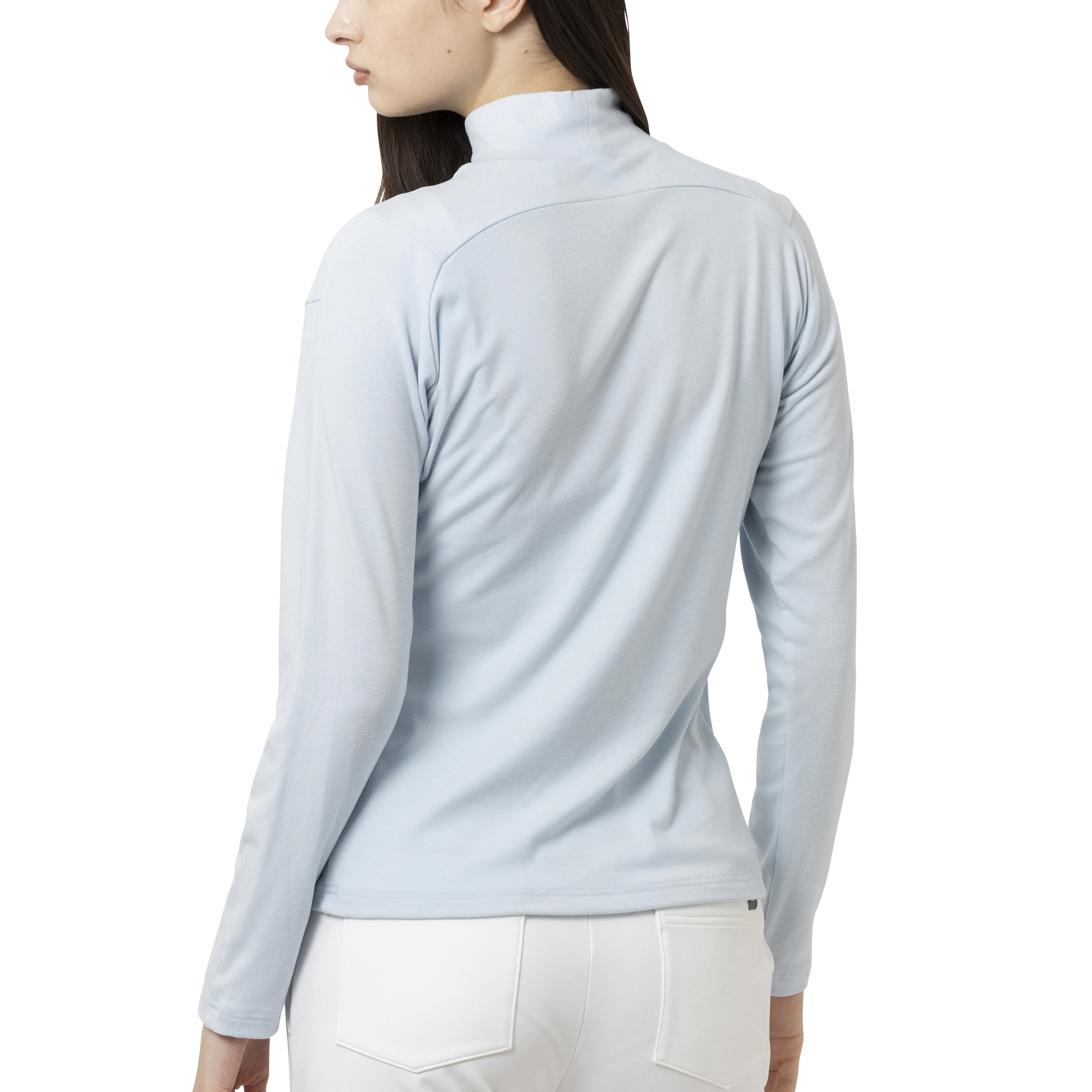 シグナル長袖モックネックシャツ