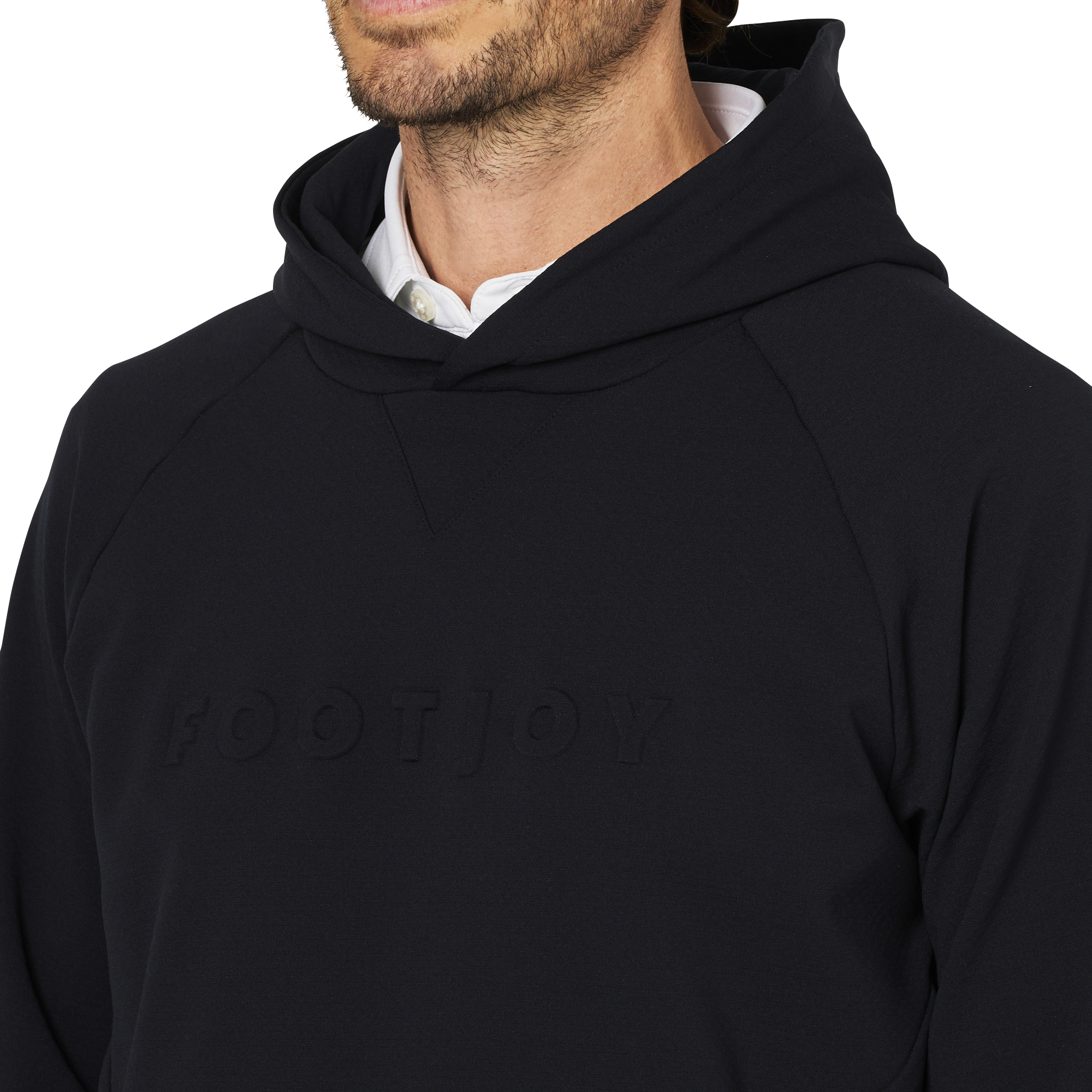 デボスFOOTJOYワードマーク長袖フーディ