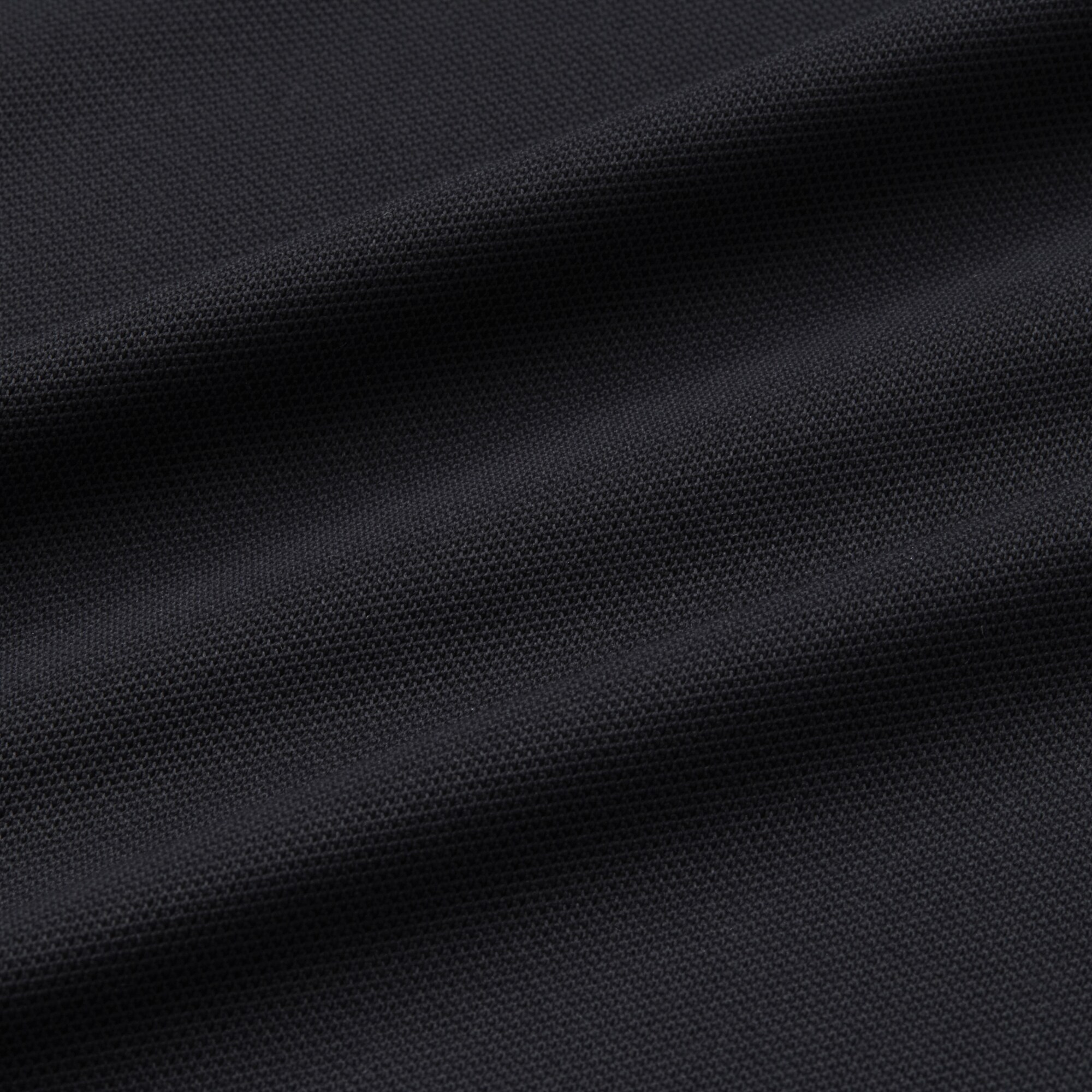 Essential Mens Solid ストレッチ鹿の子半袖シャツ