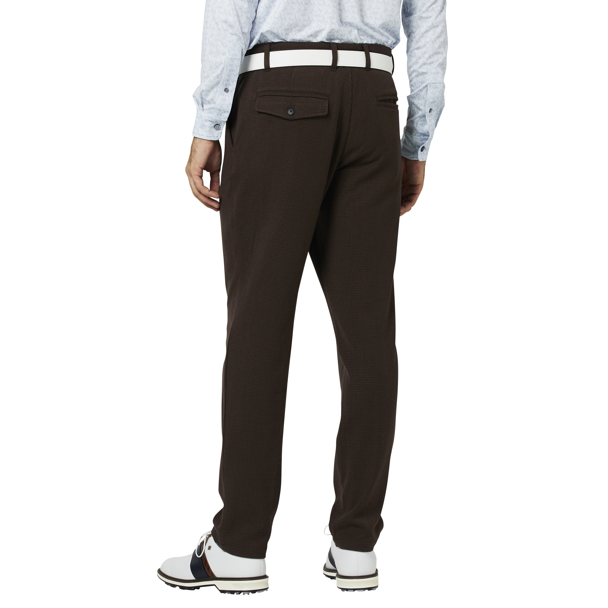 起毛千鳥格子柄パンツ