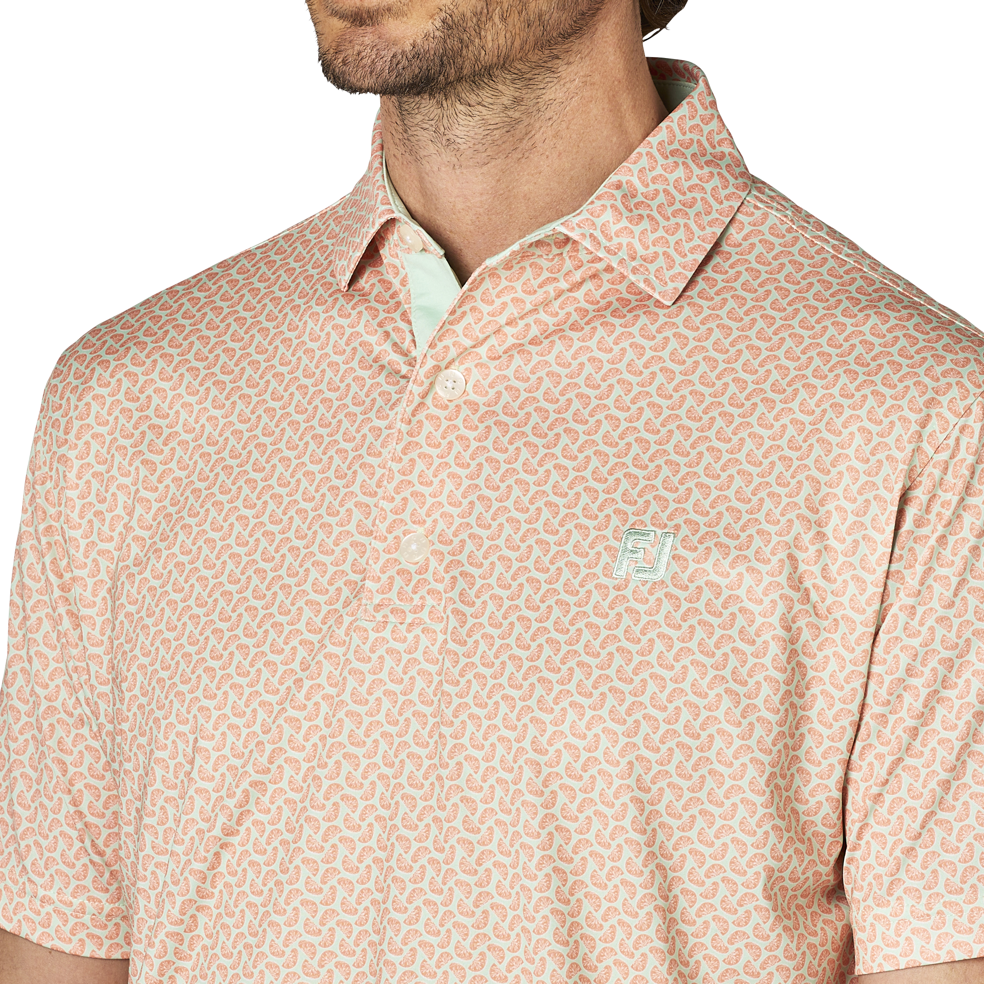 シトラスプリント半袖シャツ