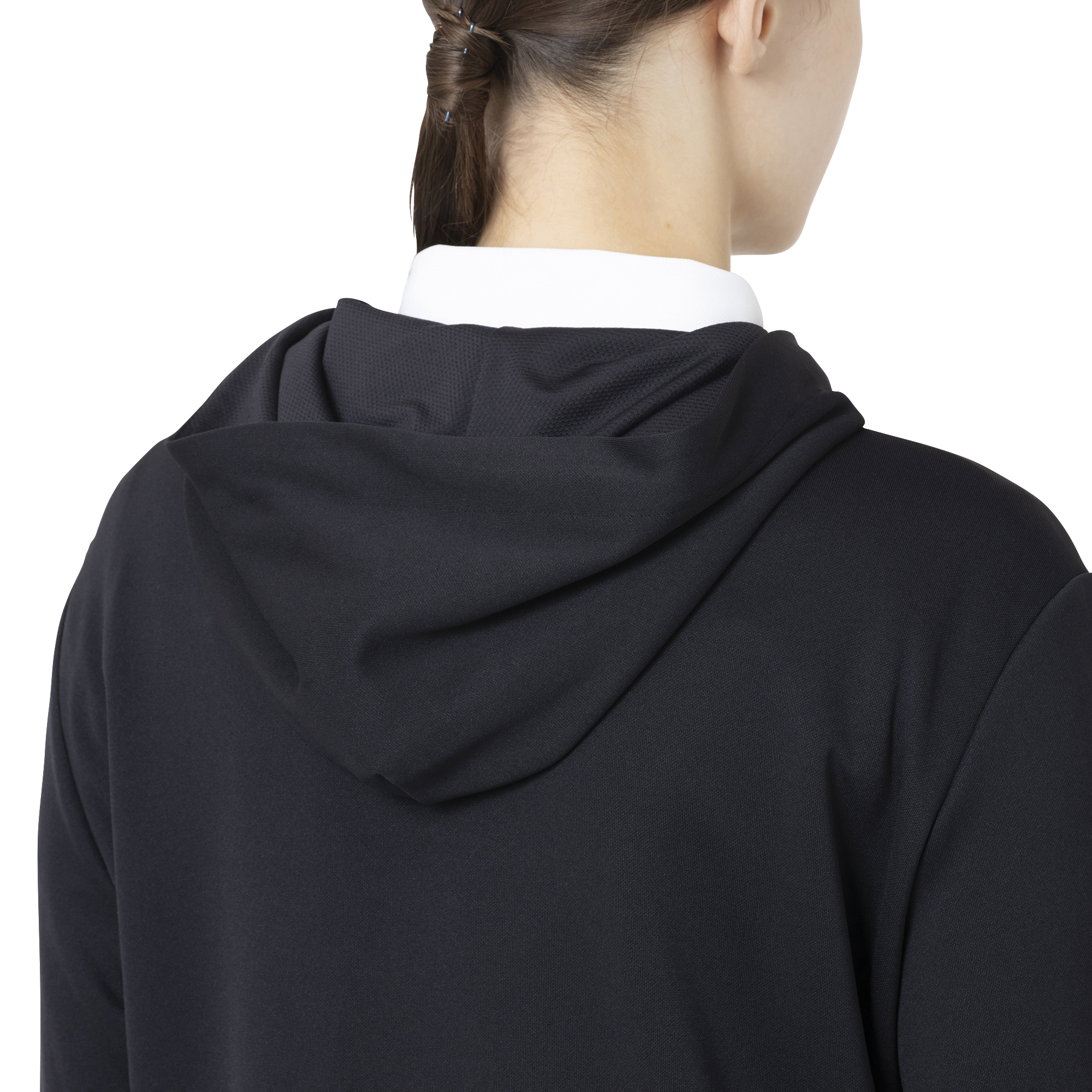 Essential Womens LtWt L/S ストレッチフーディープルオーバー