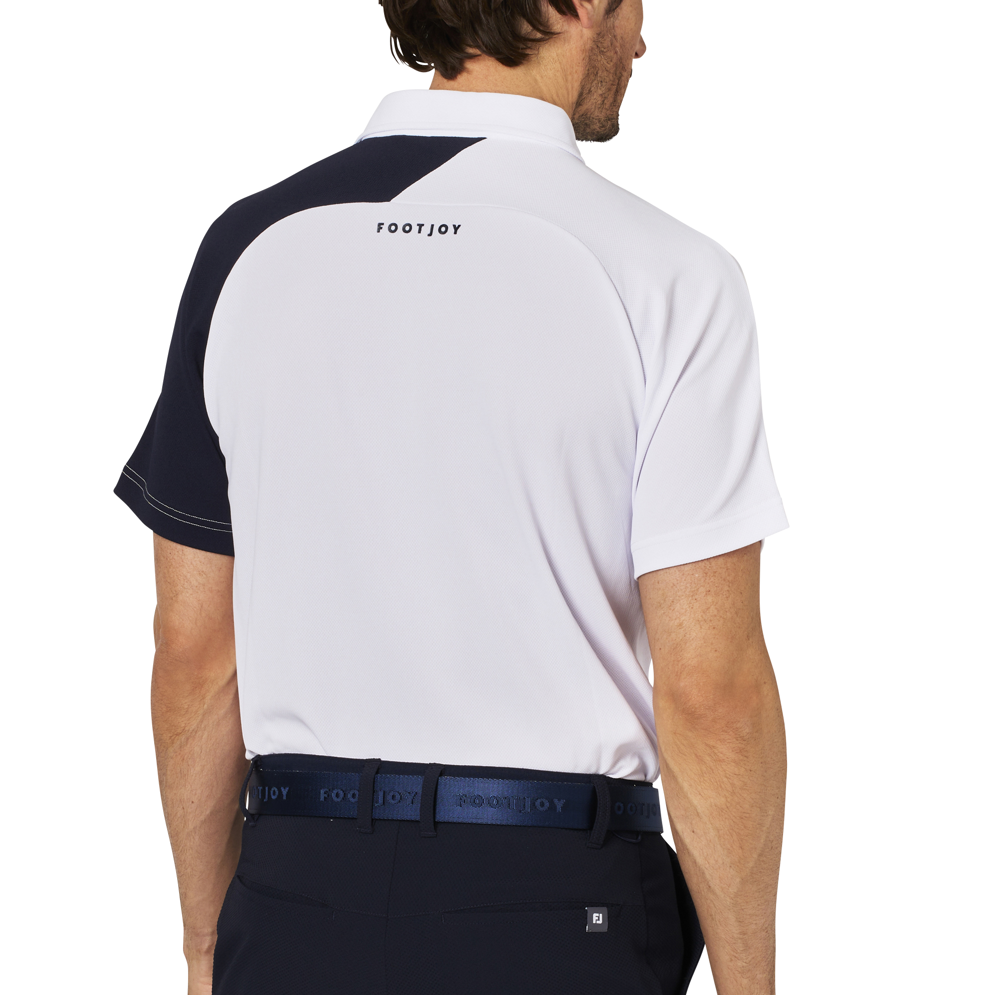 半袖ハーフジップシャツ