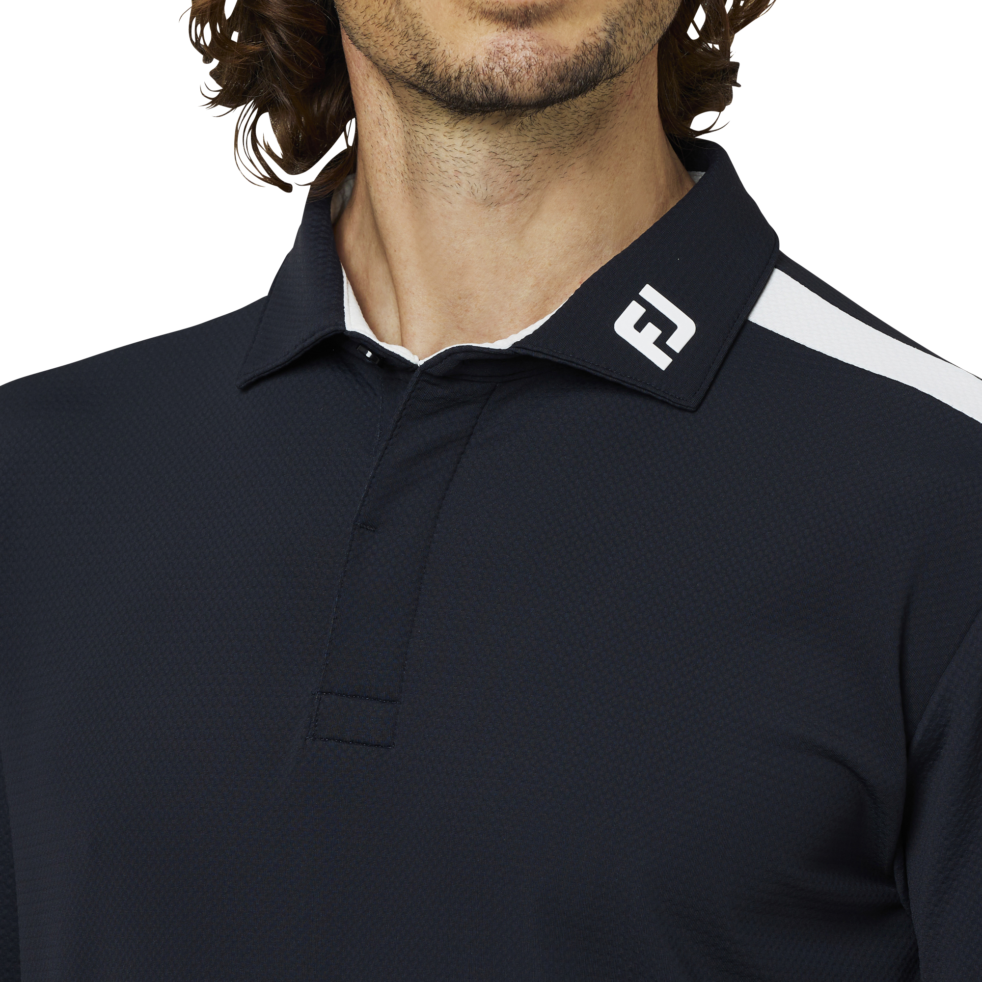 ショルダーライン長袖シャツ