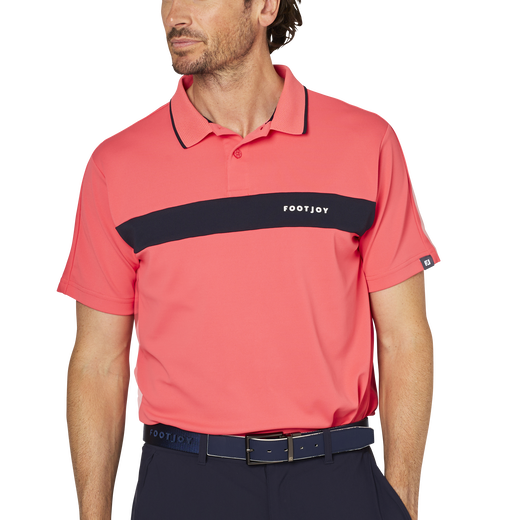 チェストライン半袖ポロ