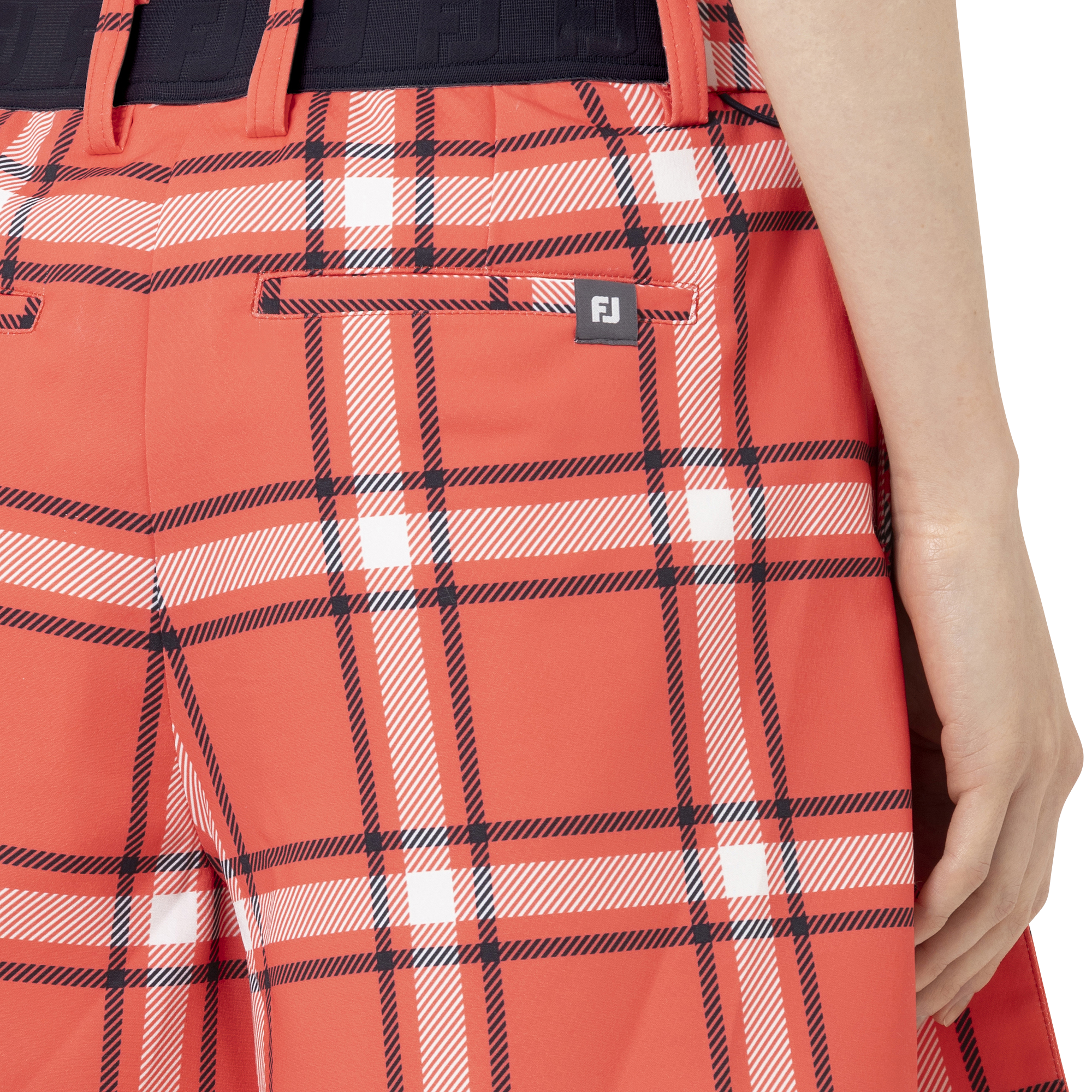 TWINSOF チェックプリント2WAYキュロット