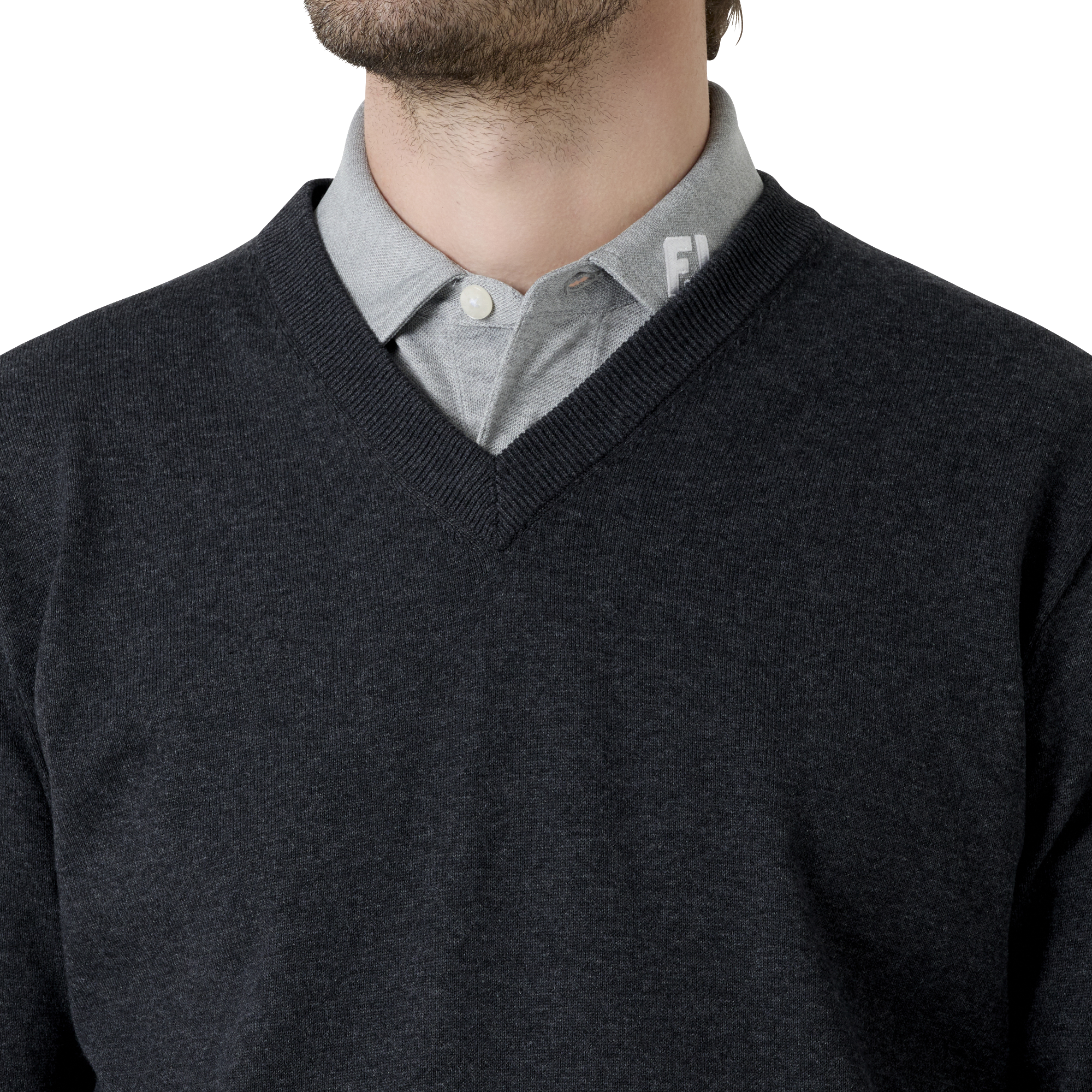 Essential ベーシックコンフォート Vネック L/S ニットセーター