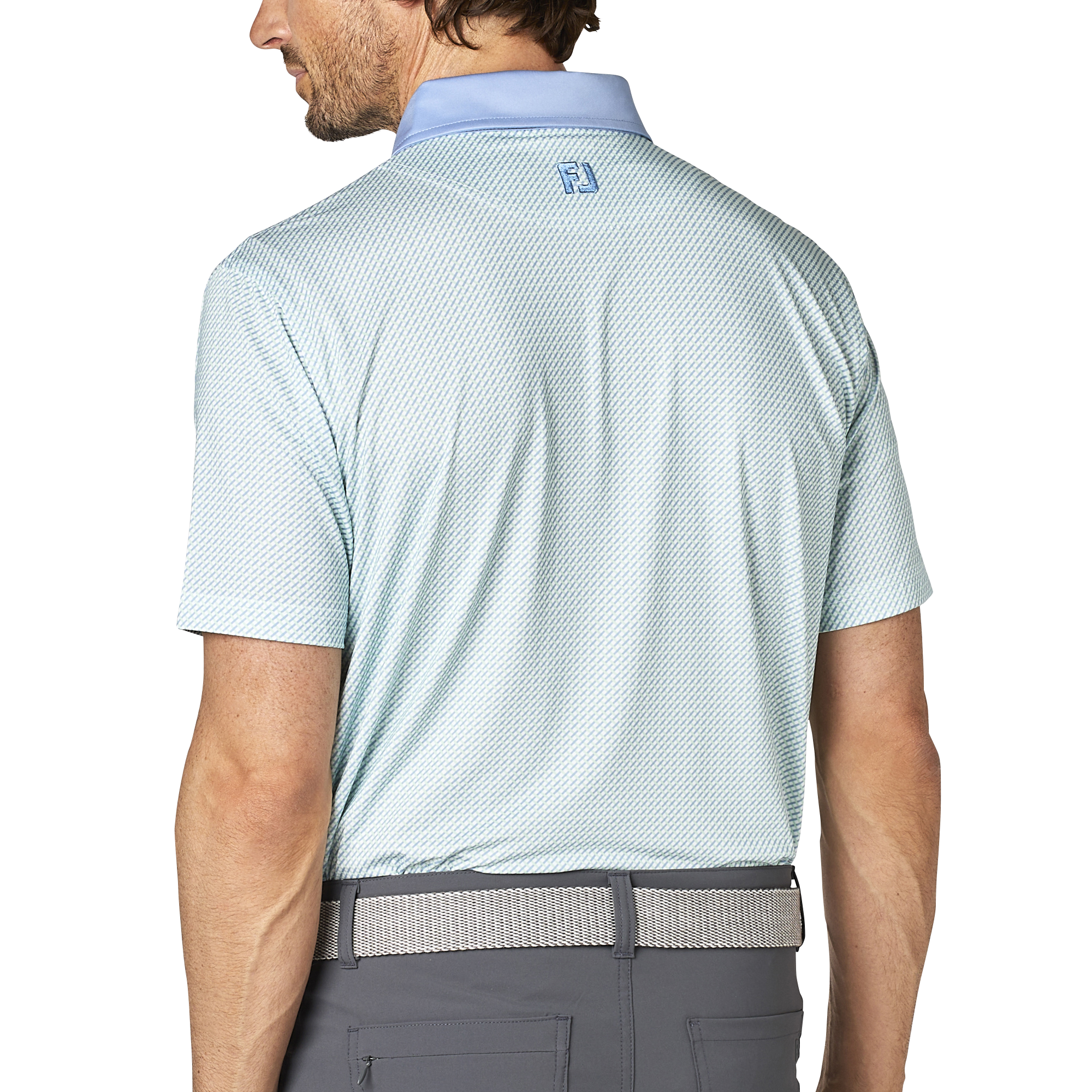 ダイアゴナル半袖クレリックシャツ