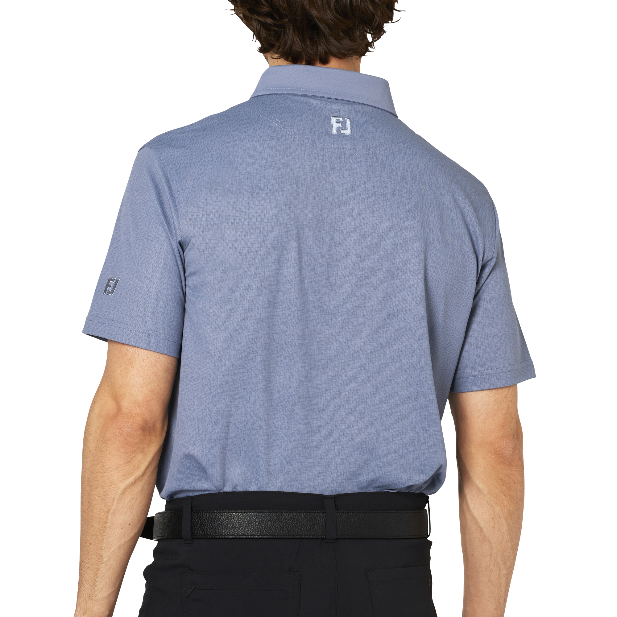 半袖ワイドカラー鹿の子シャツ