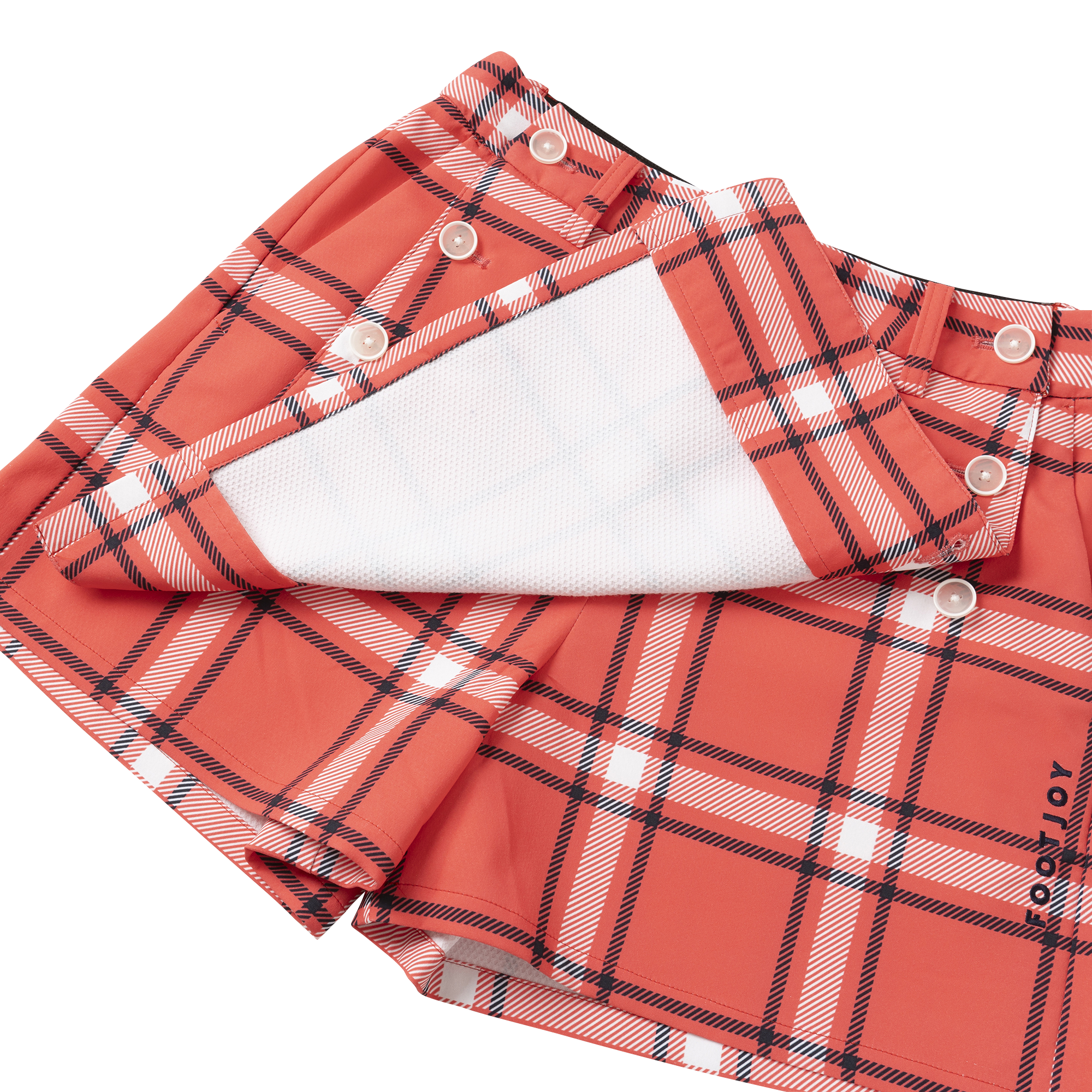 TWINSOF チェックプリント2WAYキュロット