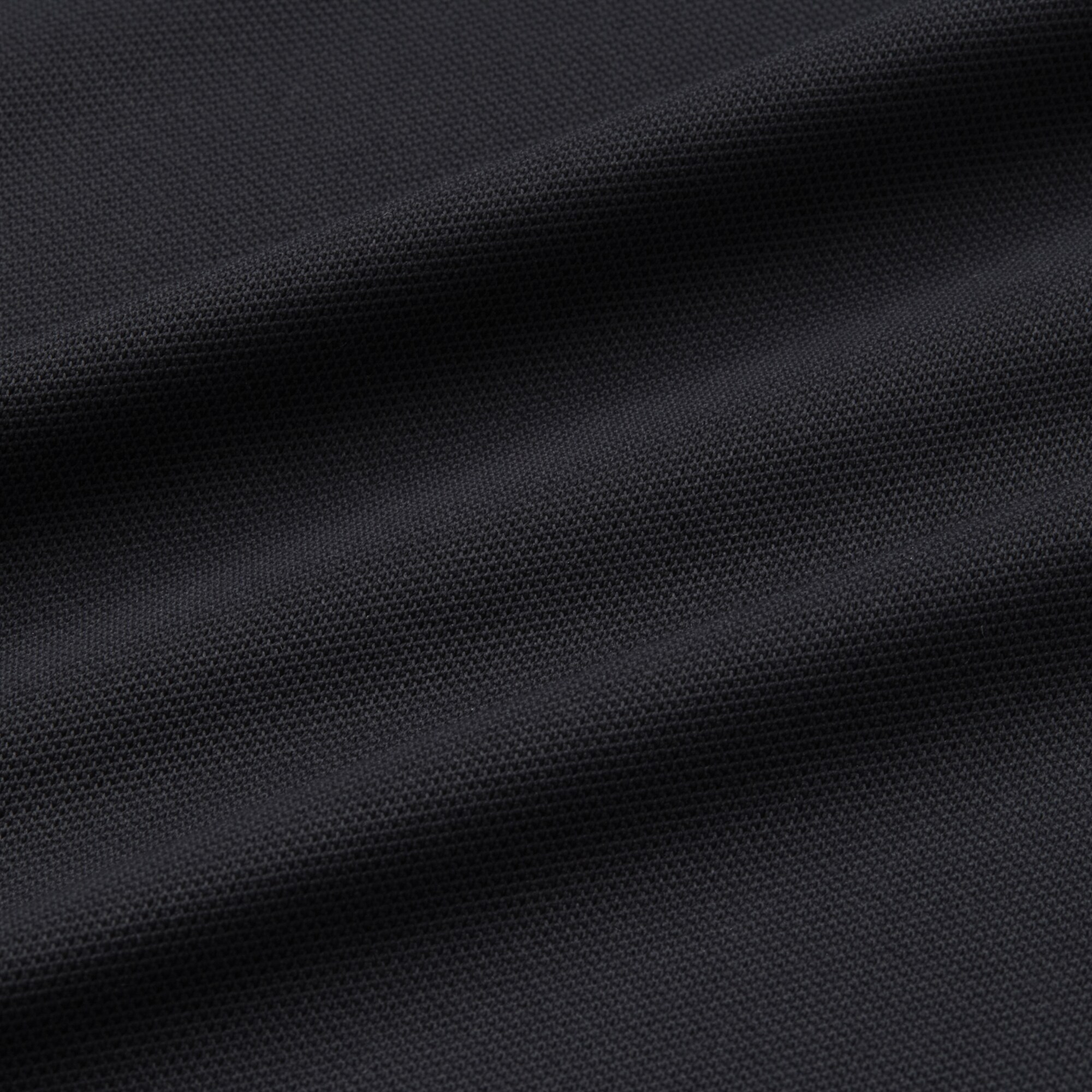 FJロゴ襟ライン ストレッチ鹿の子半袖シャツ