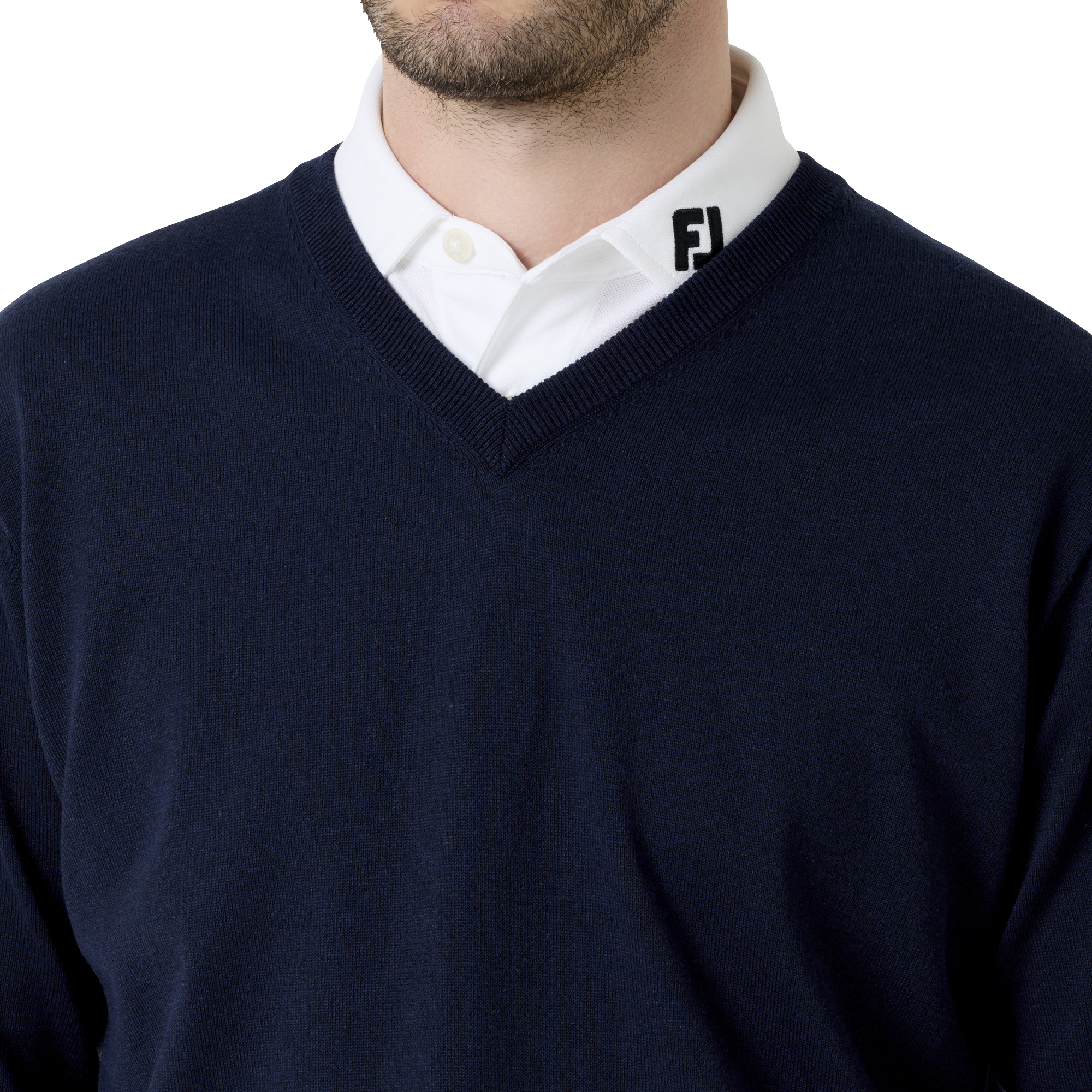 Essential ベーシックコンフォート Vネック L/S ニットセーター