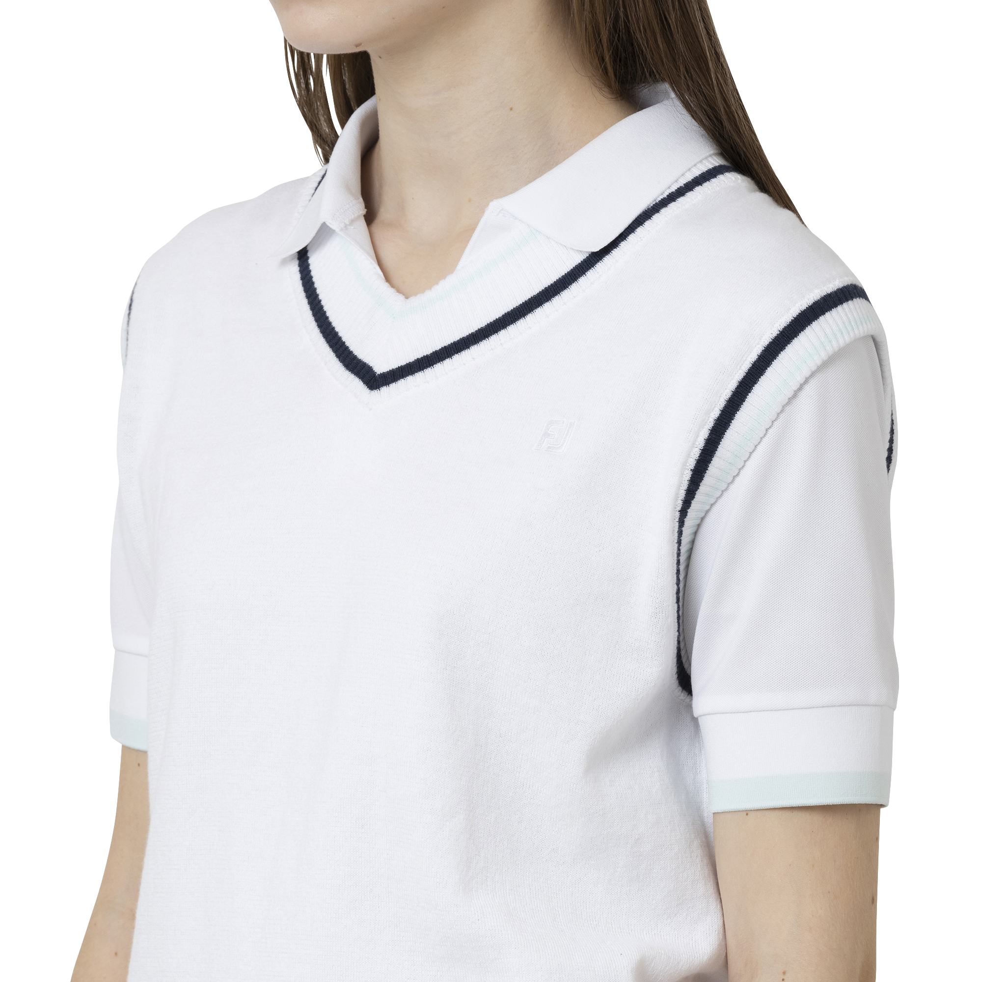 W's ワイドVネックニットベスト