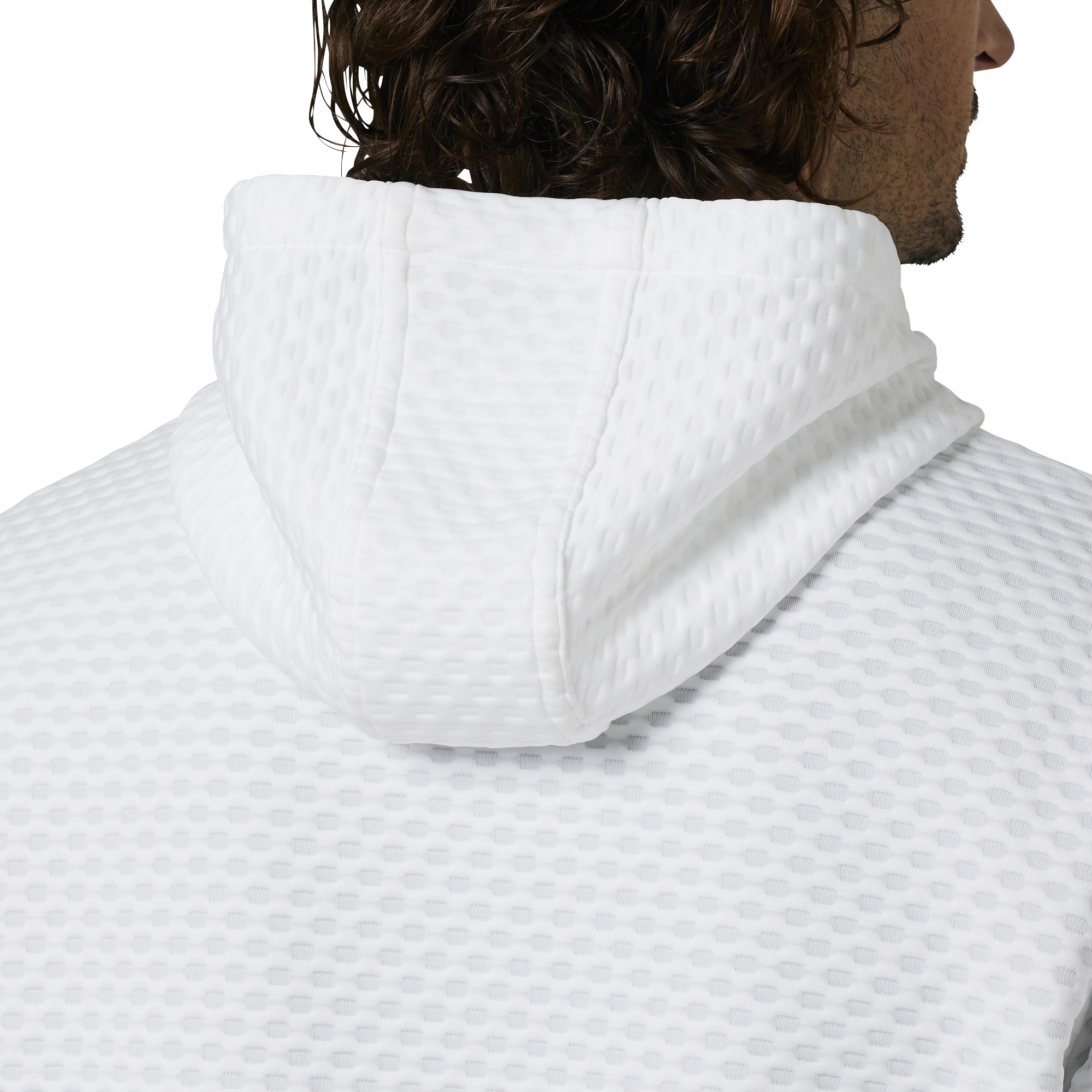 スペーサーニットプルオーバーフーディー