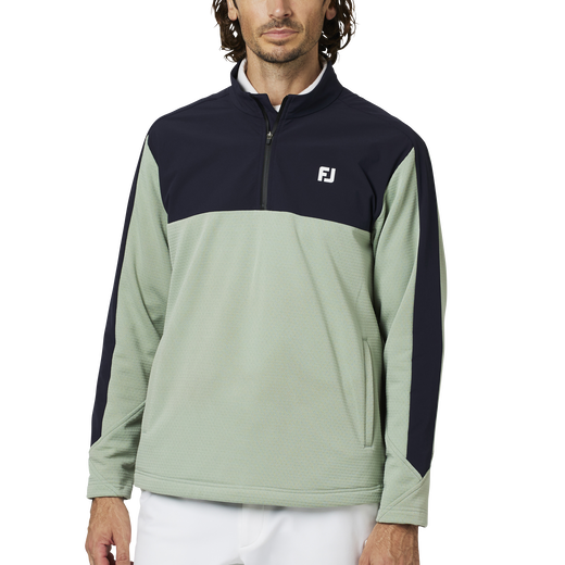 ハイブリッド３Dハーフジップジャケット