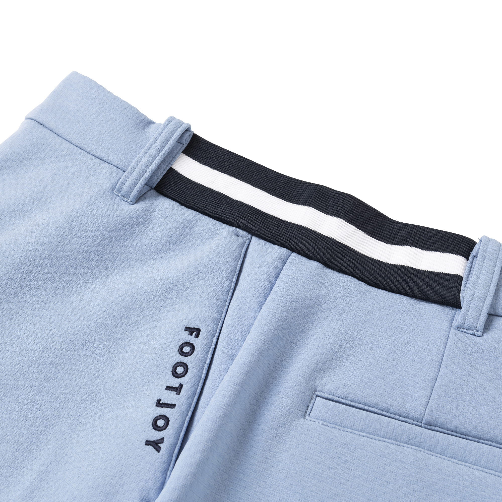 ラインリブウエストゴムスウェットスカート