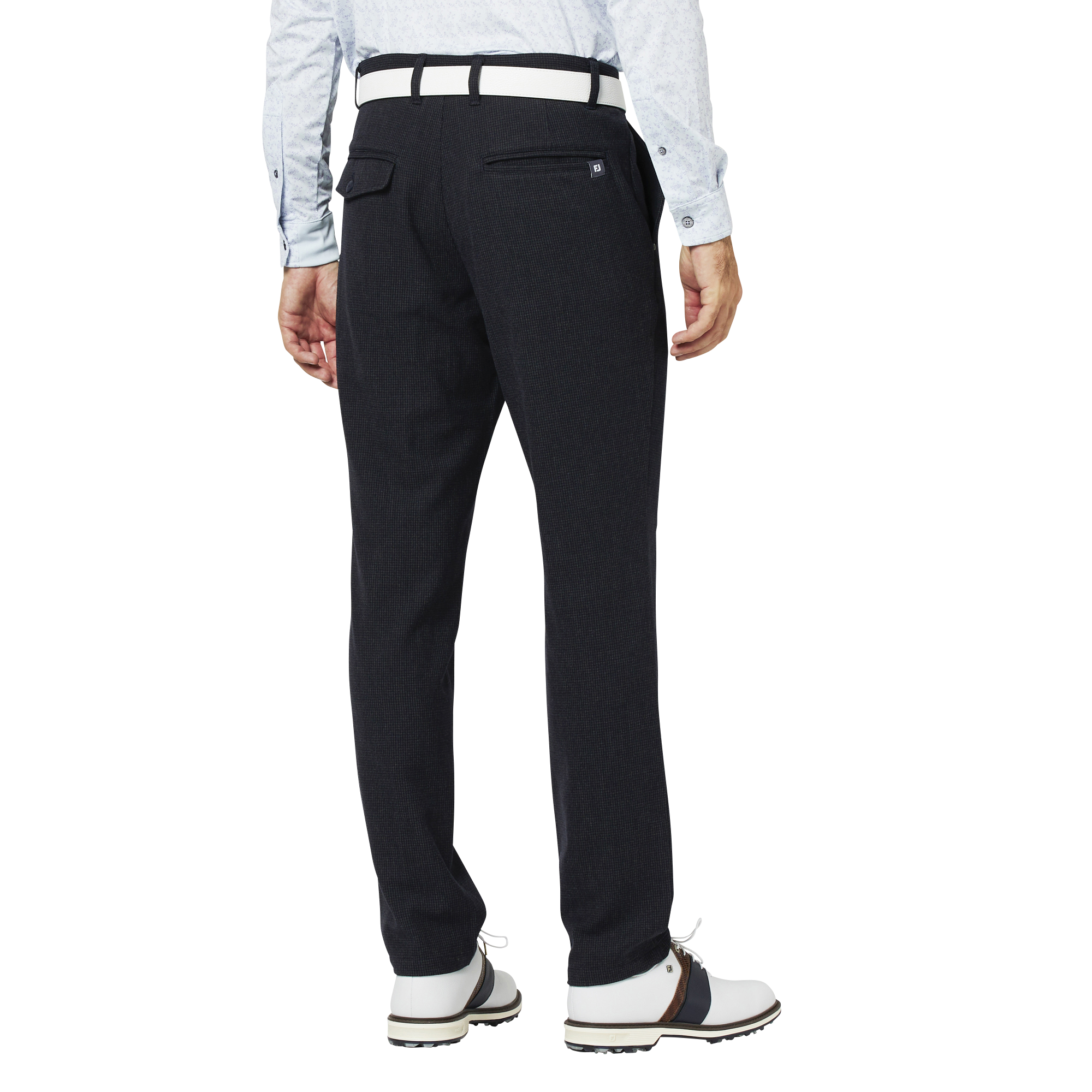 起毛千鳥格子柄パンツ