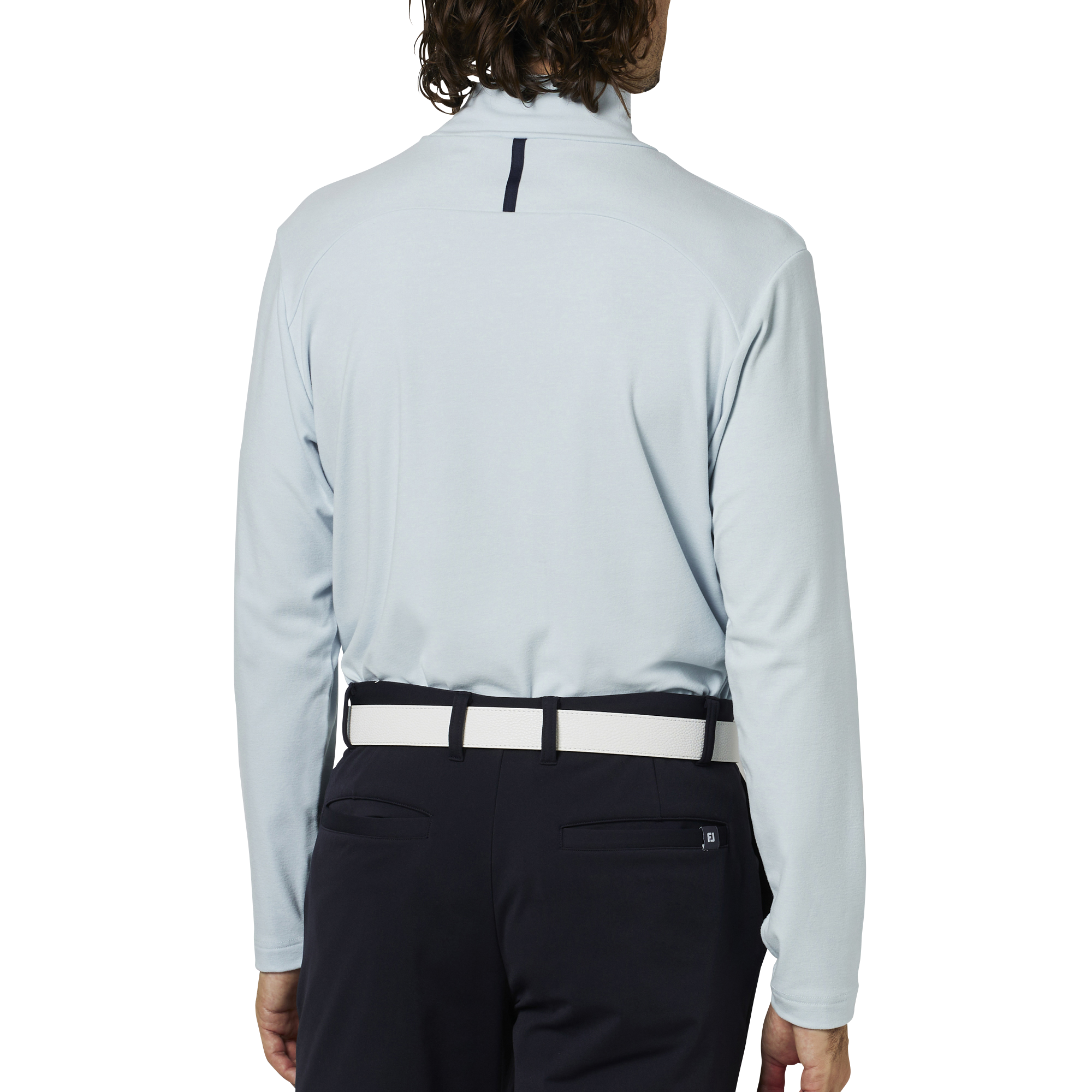 ハイストレッチ長袖ハイネックシャツ