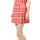 TWINSOF チェックプリント2WAYキュロット
