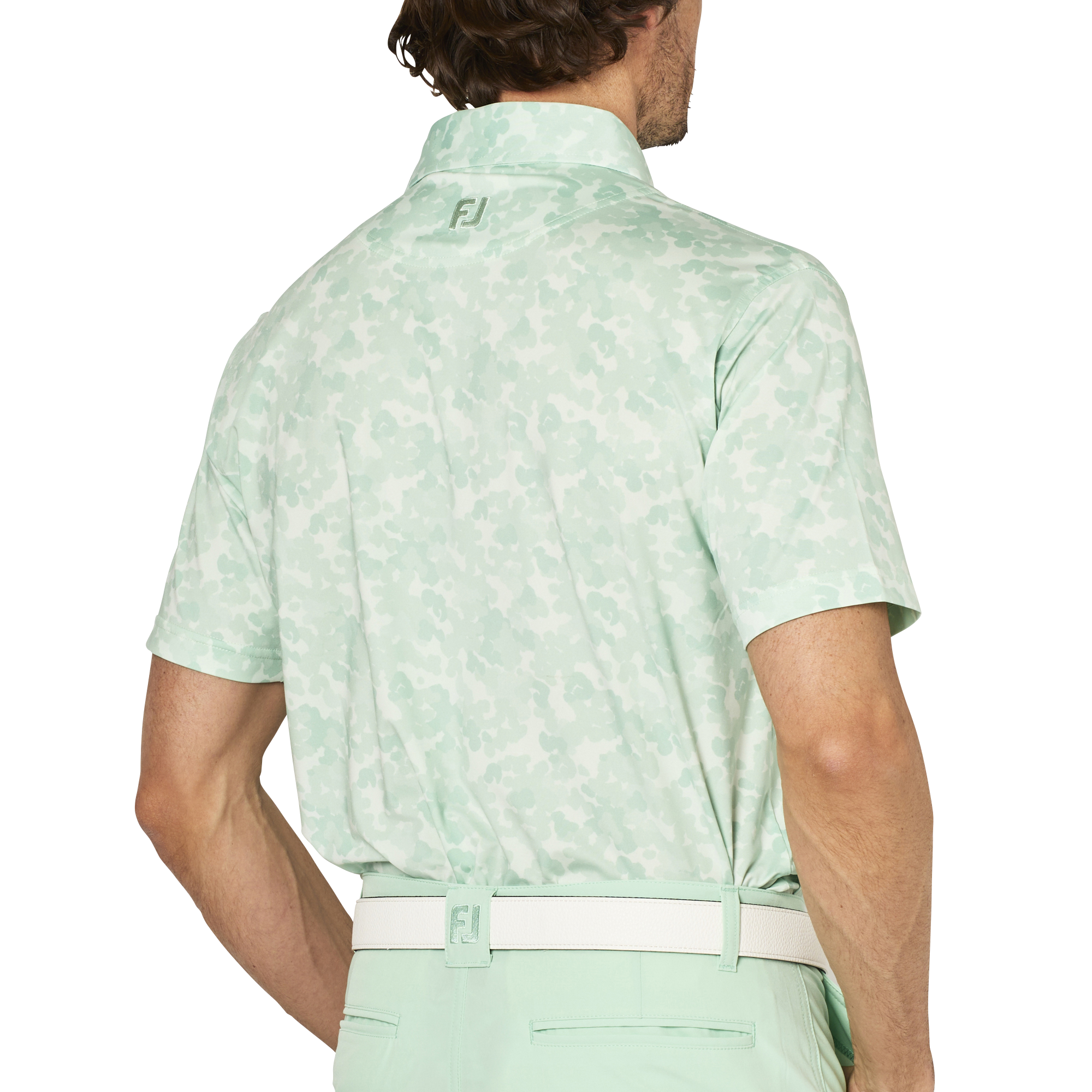 ポップカモプリント半袖シャツ