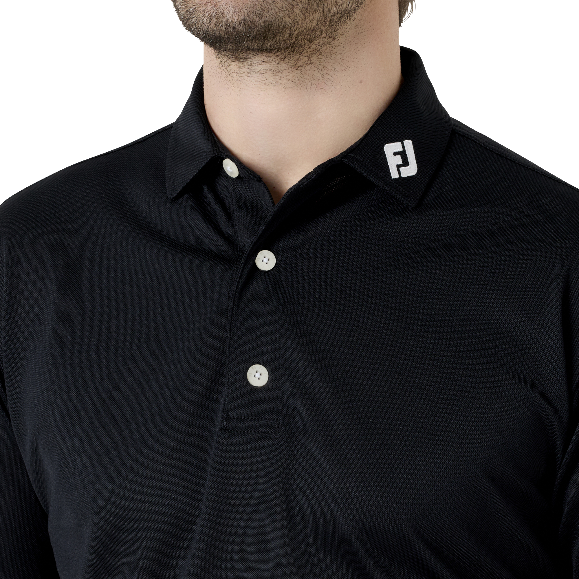 Essential Mens Solid ストレッチ鹿の子半袖シャツ