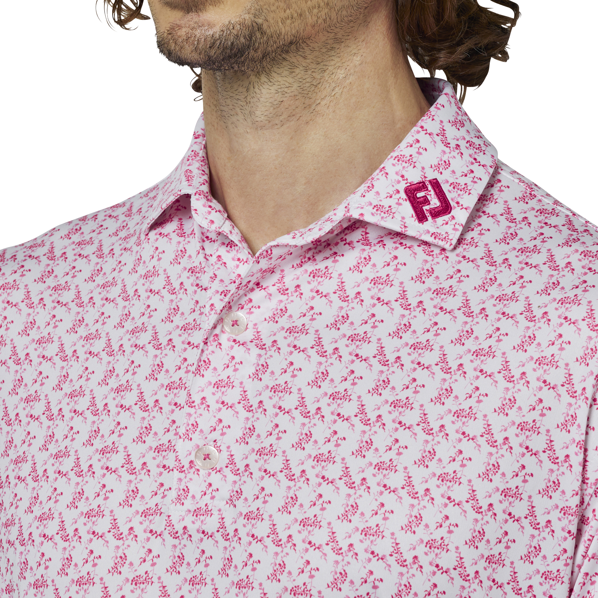 ヴィンテージフラワープリント長袖シャツ