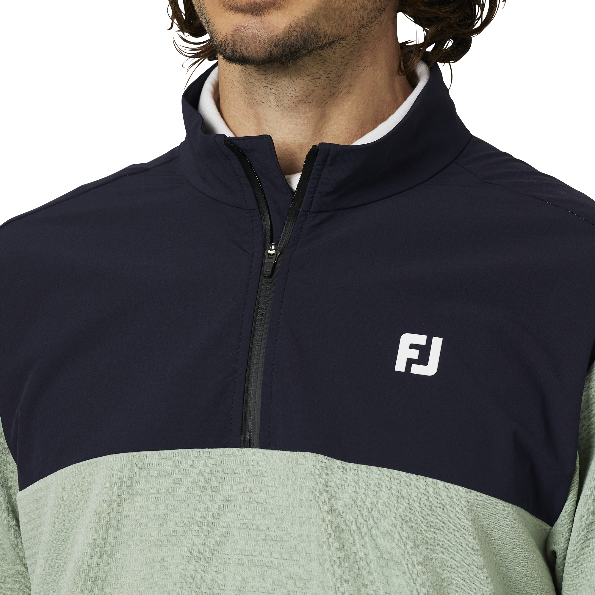 ハイブリッド３Dハーフジップジャケット