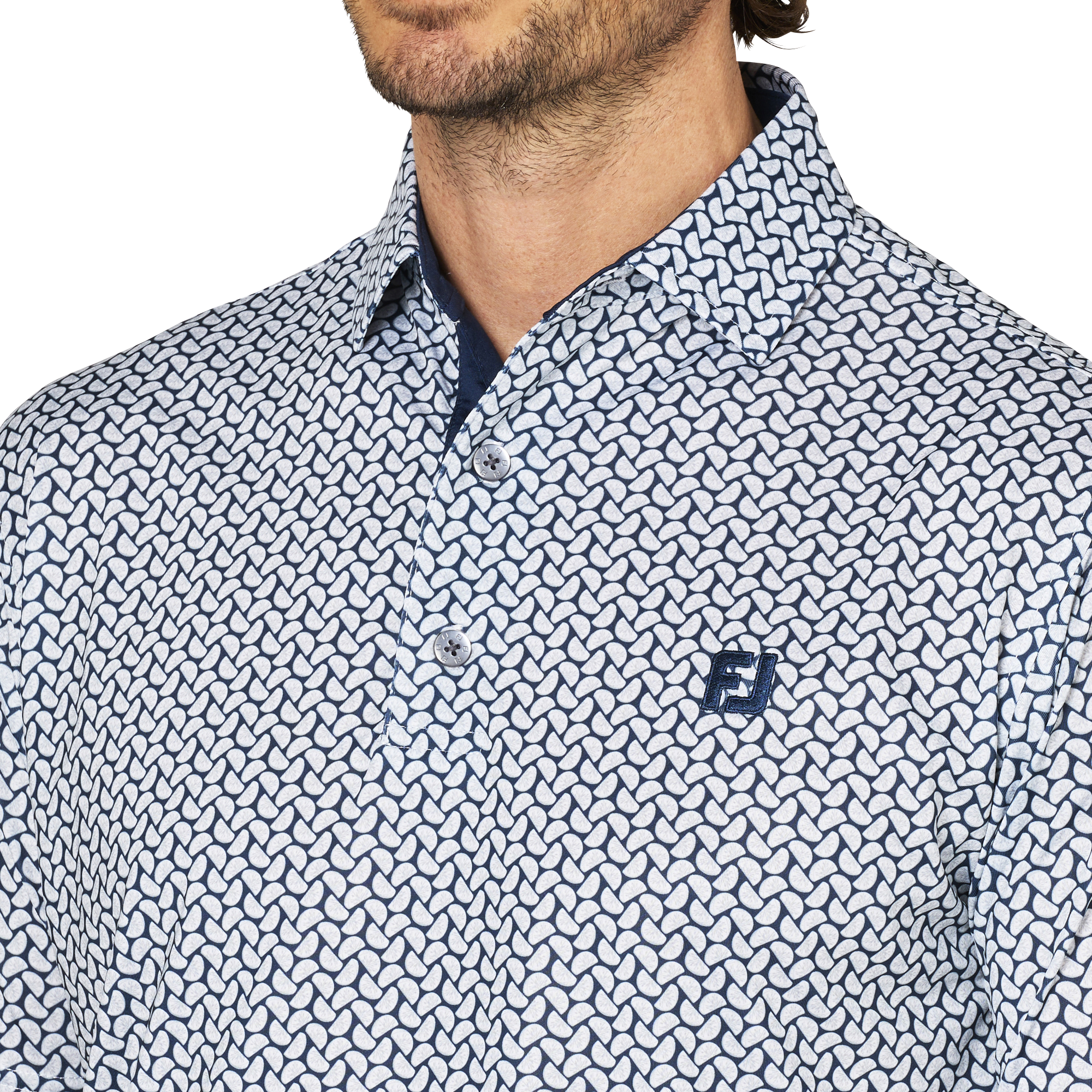 シトラスプリント半袖シャツ