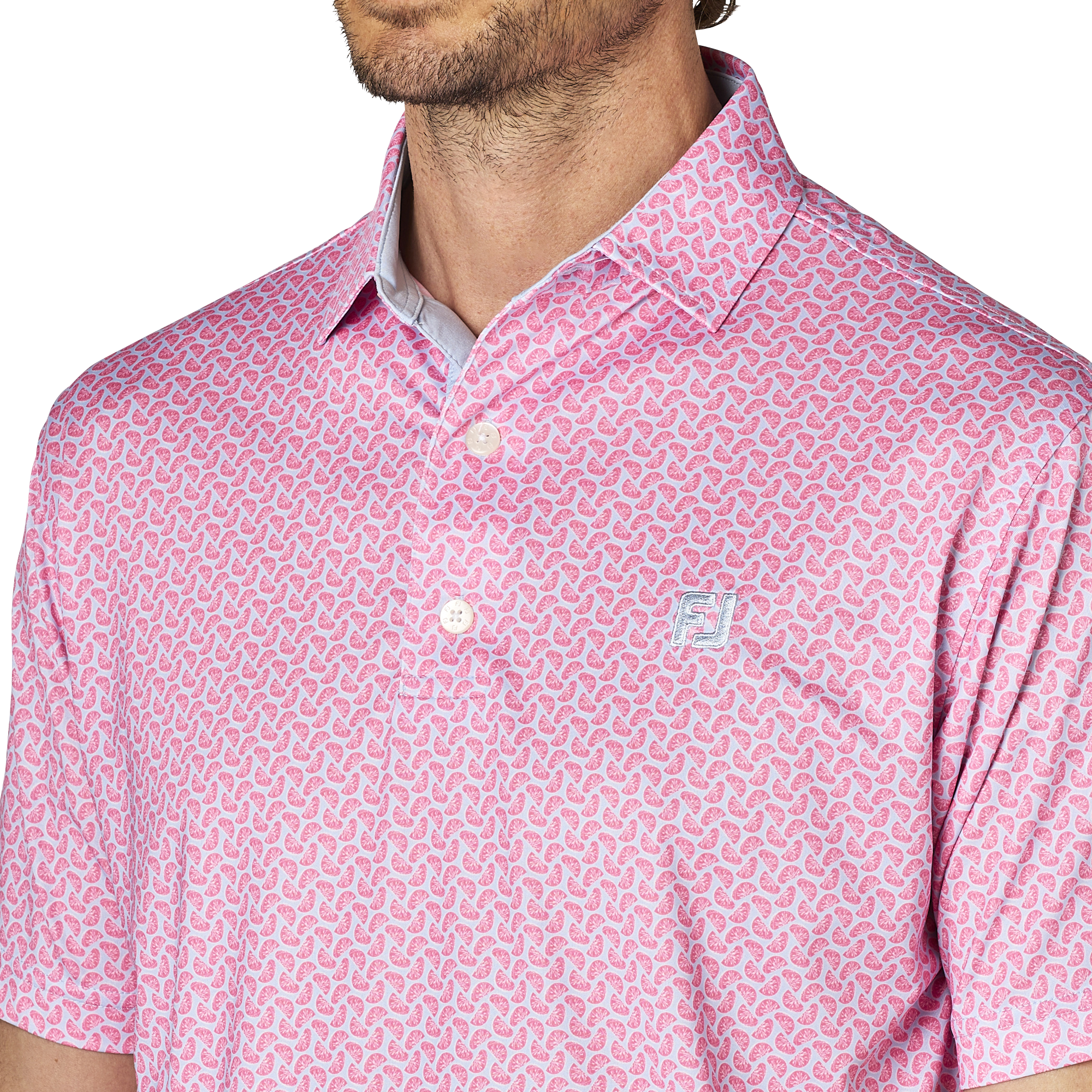 シトラスプリント半袖シャツ