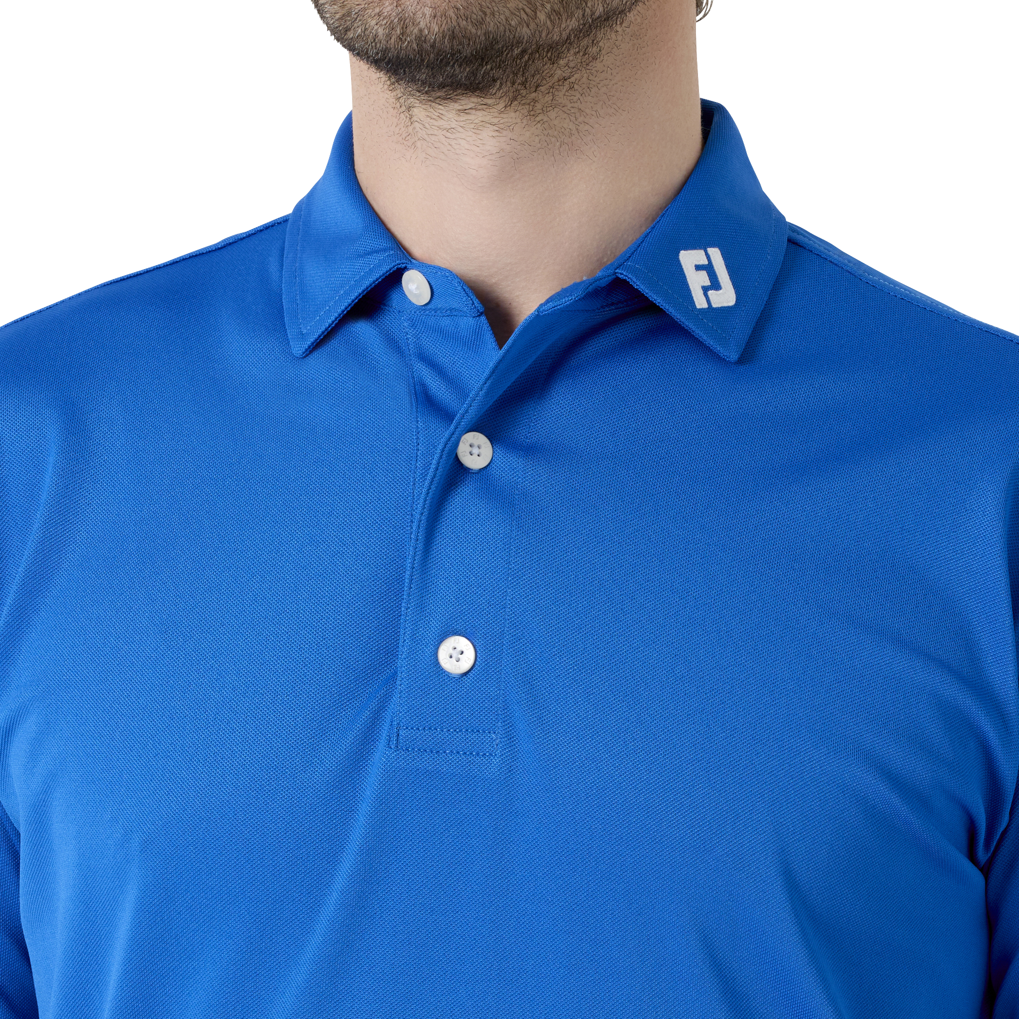 Essential Mens Solid ストレッチ鹿の子半袖シャツ