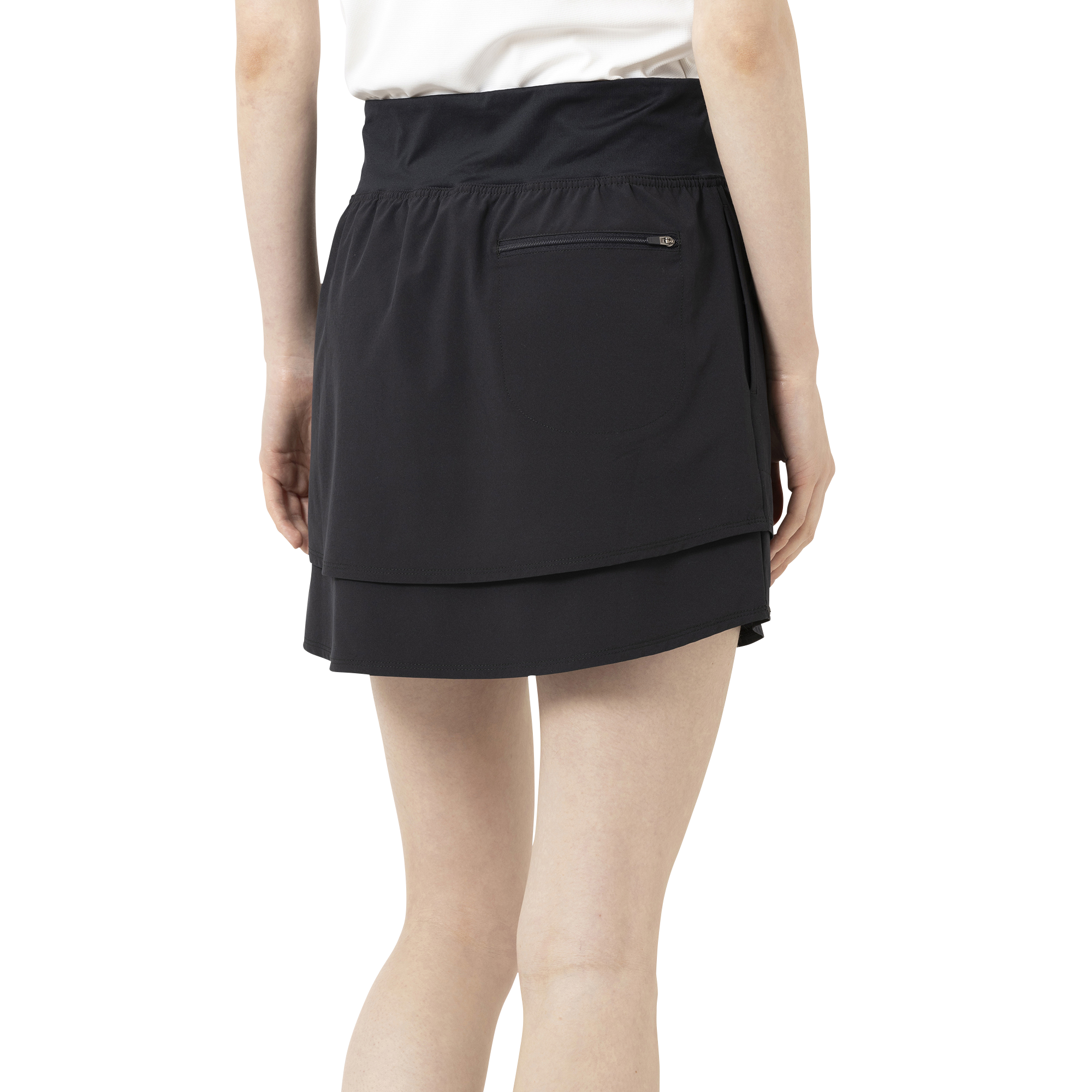 ウエストゴムフレアギャザースカート