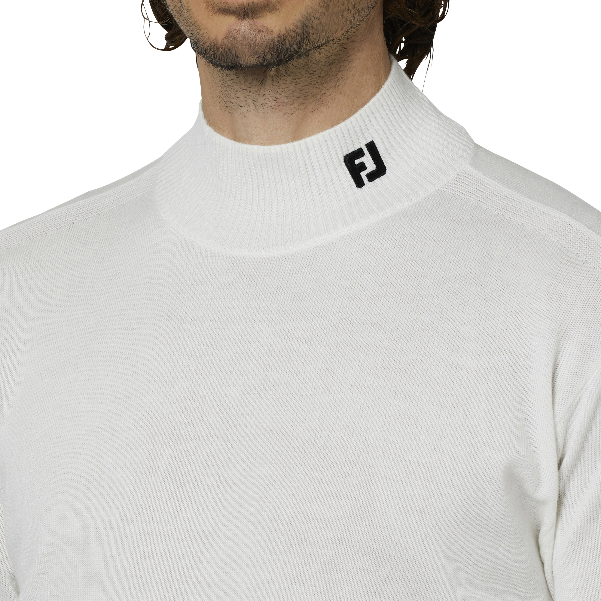 ハイネックセーターシャツ