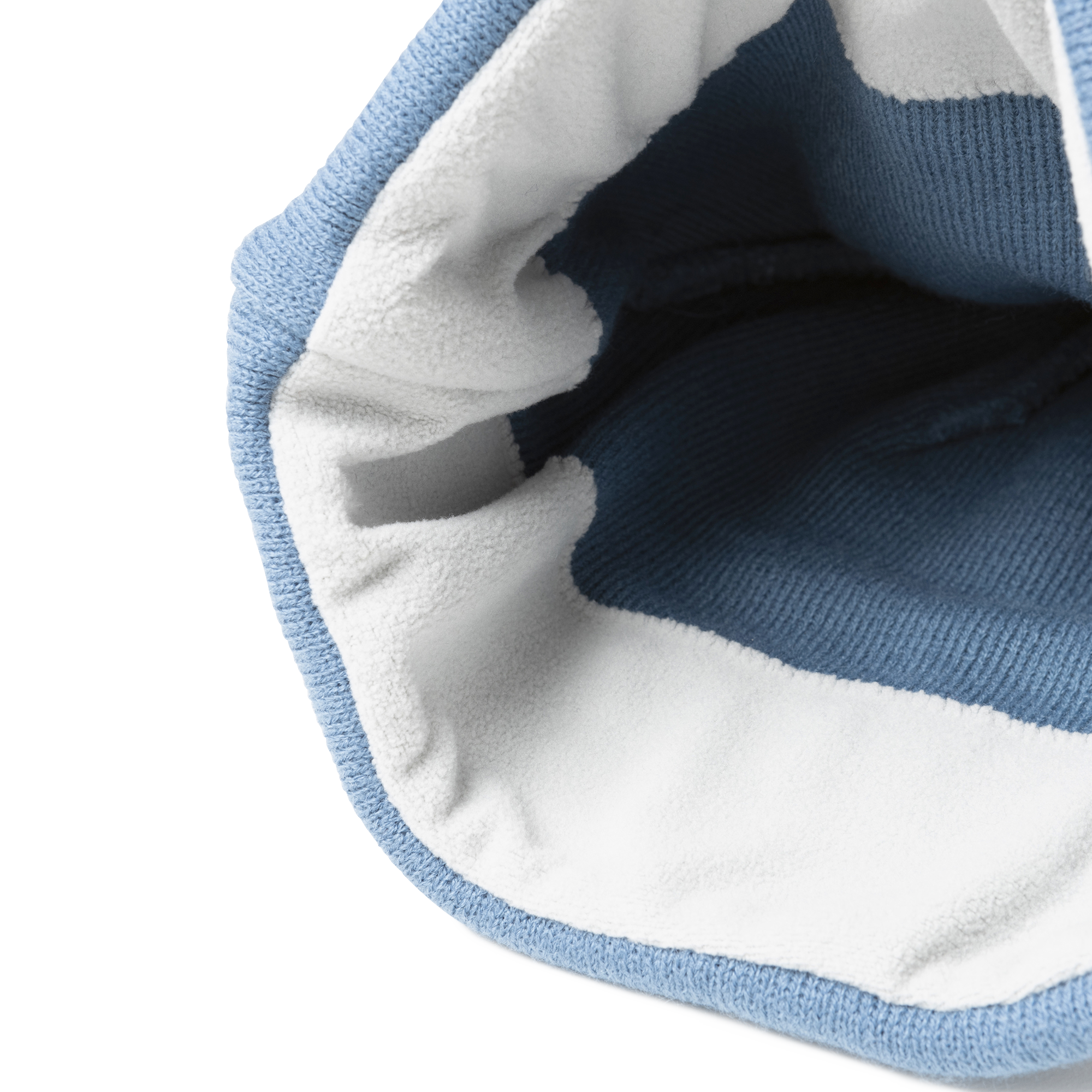 FJ ストライプポンポンビーニー